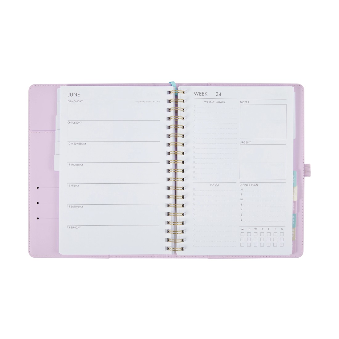 3 2026 Weekly Planner - Lilac, 3 of 8