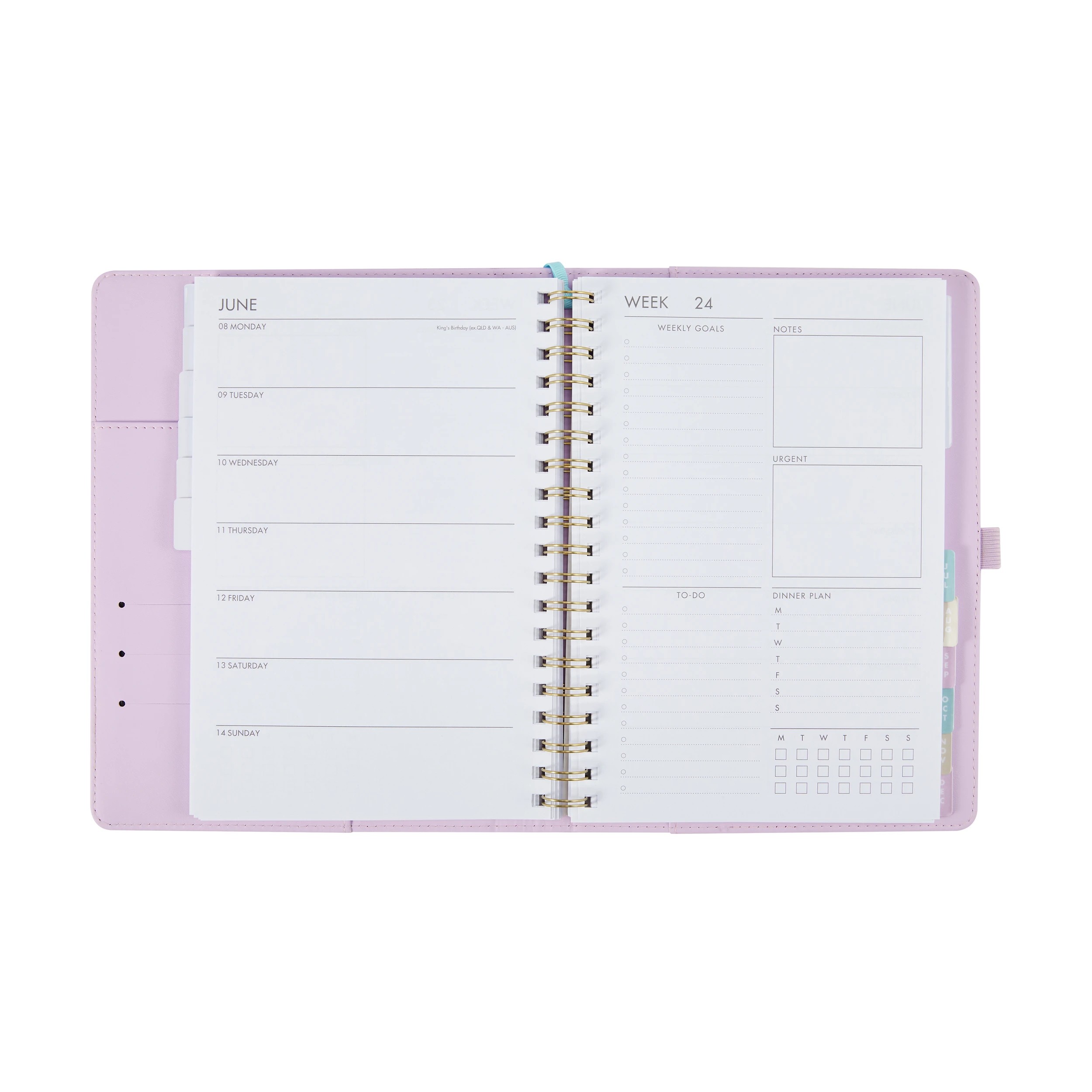 3 2026 Weekly Planner - Lilac, 3 of 8