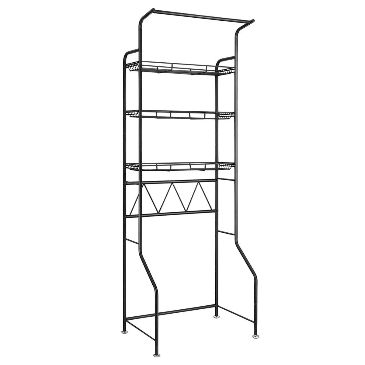 1 Ausway 3-Tier Steel Freestanding Bathroom Rack, 1 of 7