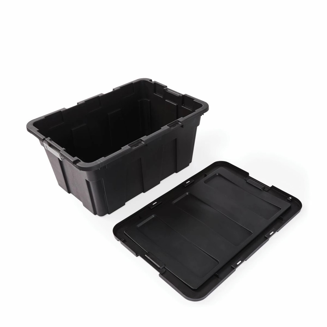 6 100L Heavy Duty Storage Container - Black, 6 of 6