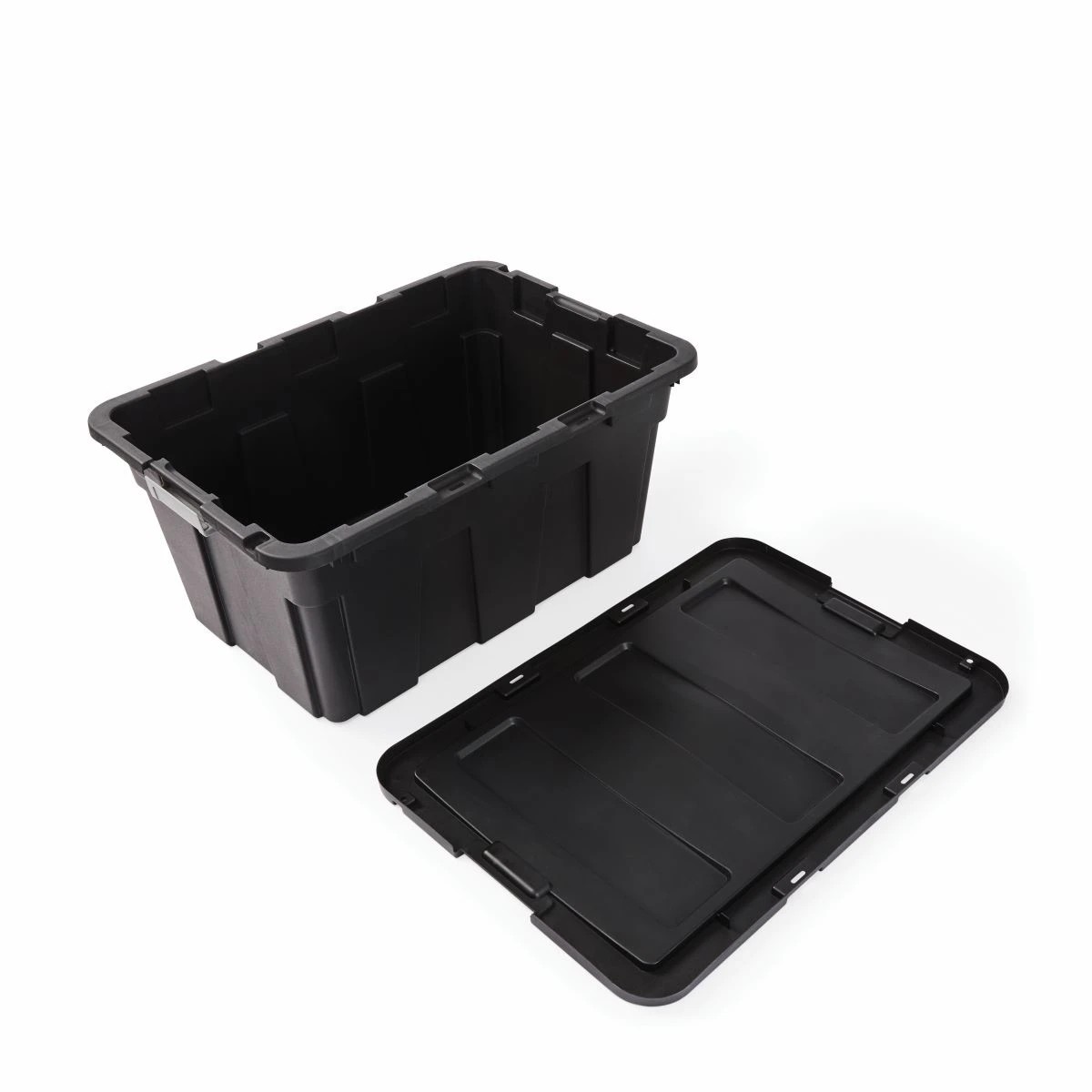 6 100L Heavy Duty Storage Container - Black, 6 of 6