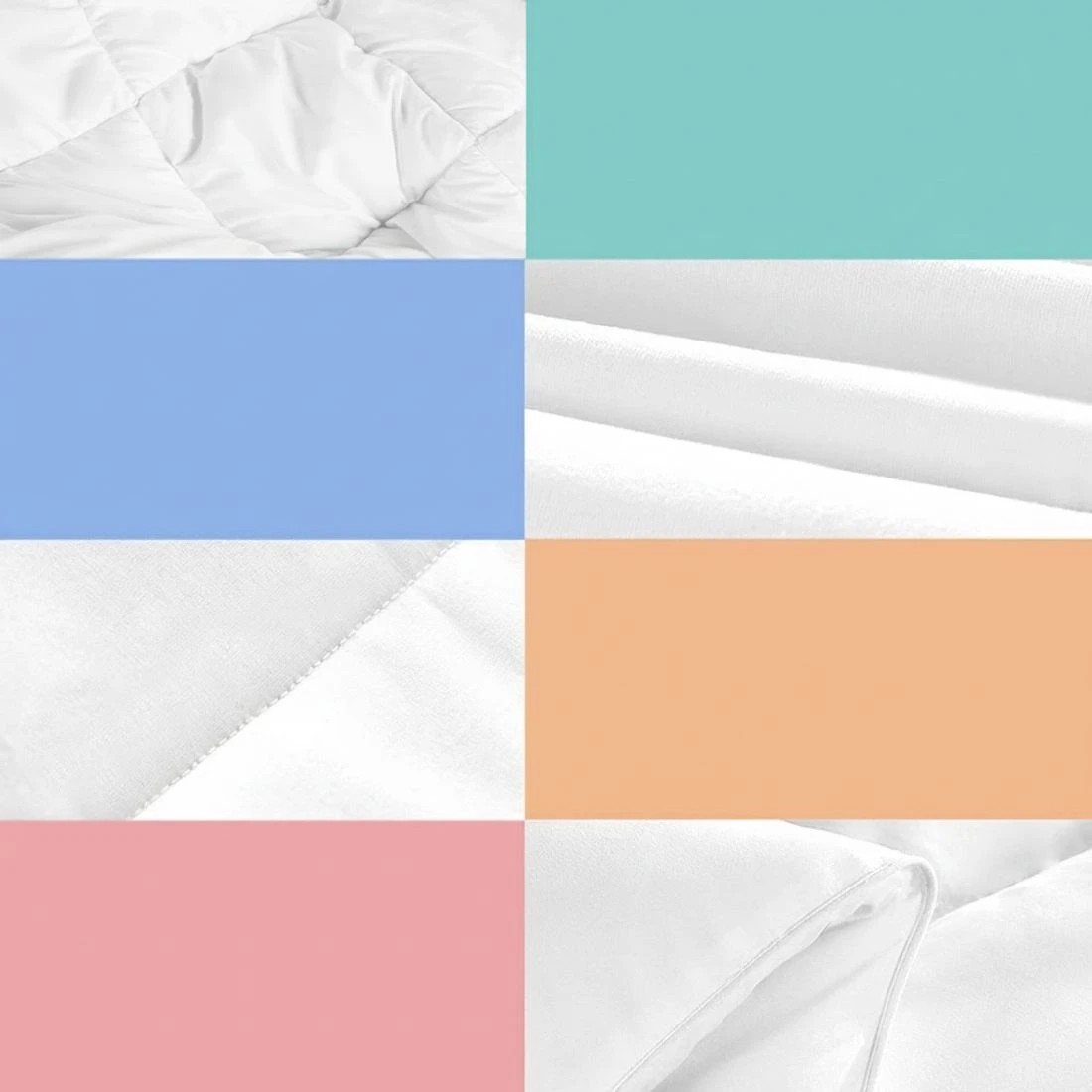 6 Giselle Bedding 800GSM Goose Down Feather Quilt Winter Blanket Duvet Comforter Single - Single Bed - White, 6 of 7