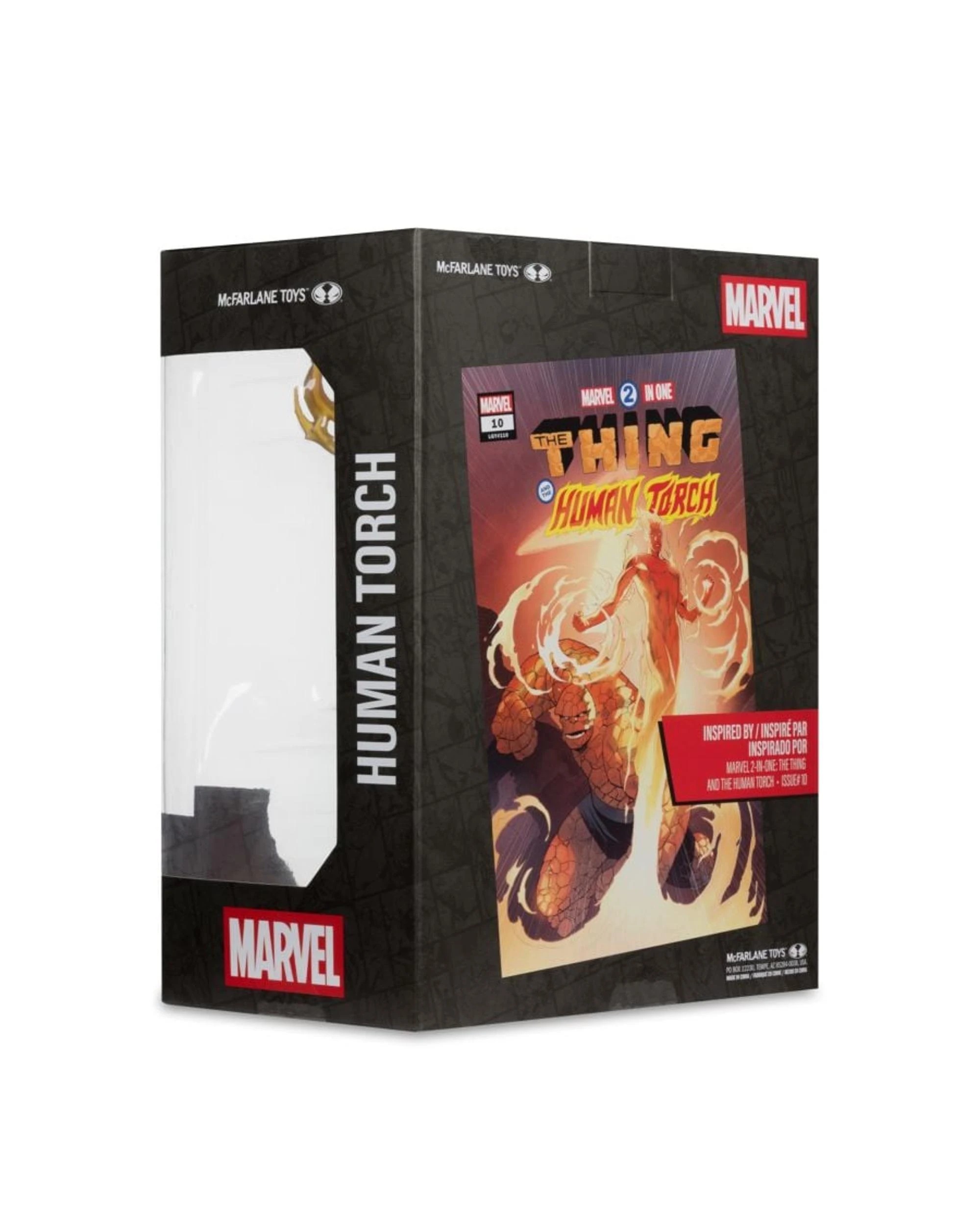 10 Marvel Collection Fantastic Four Marvel 2-in-One #10 Human Torch 1:6 Scale Figure, 10 of 10