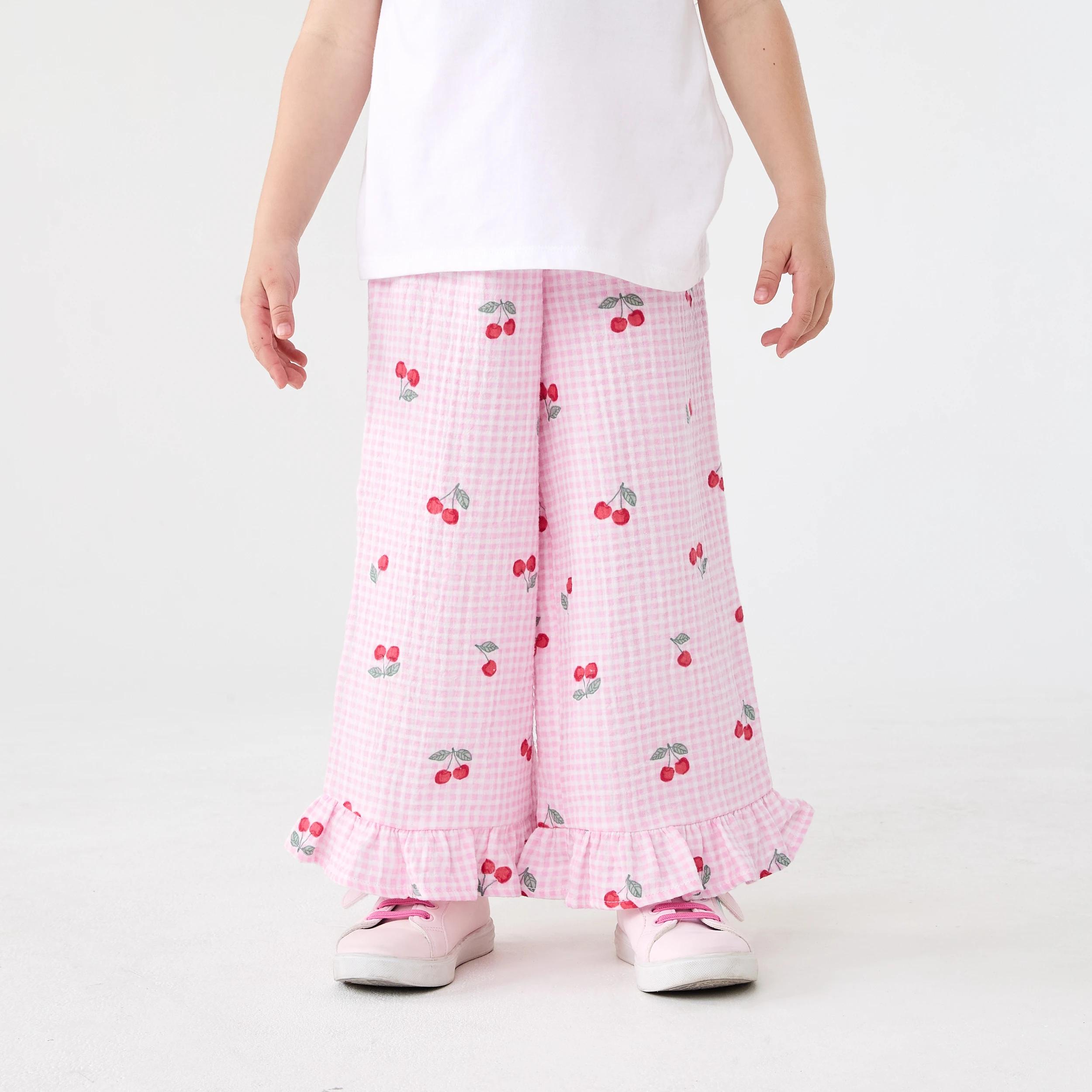 1 Frill Hem Pants Pnk Cherry, 1 of 6