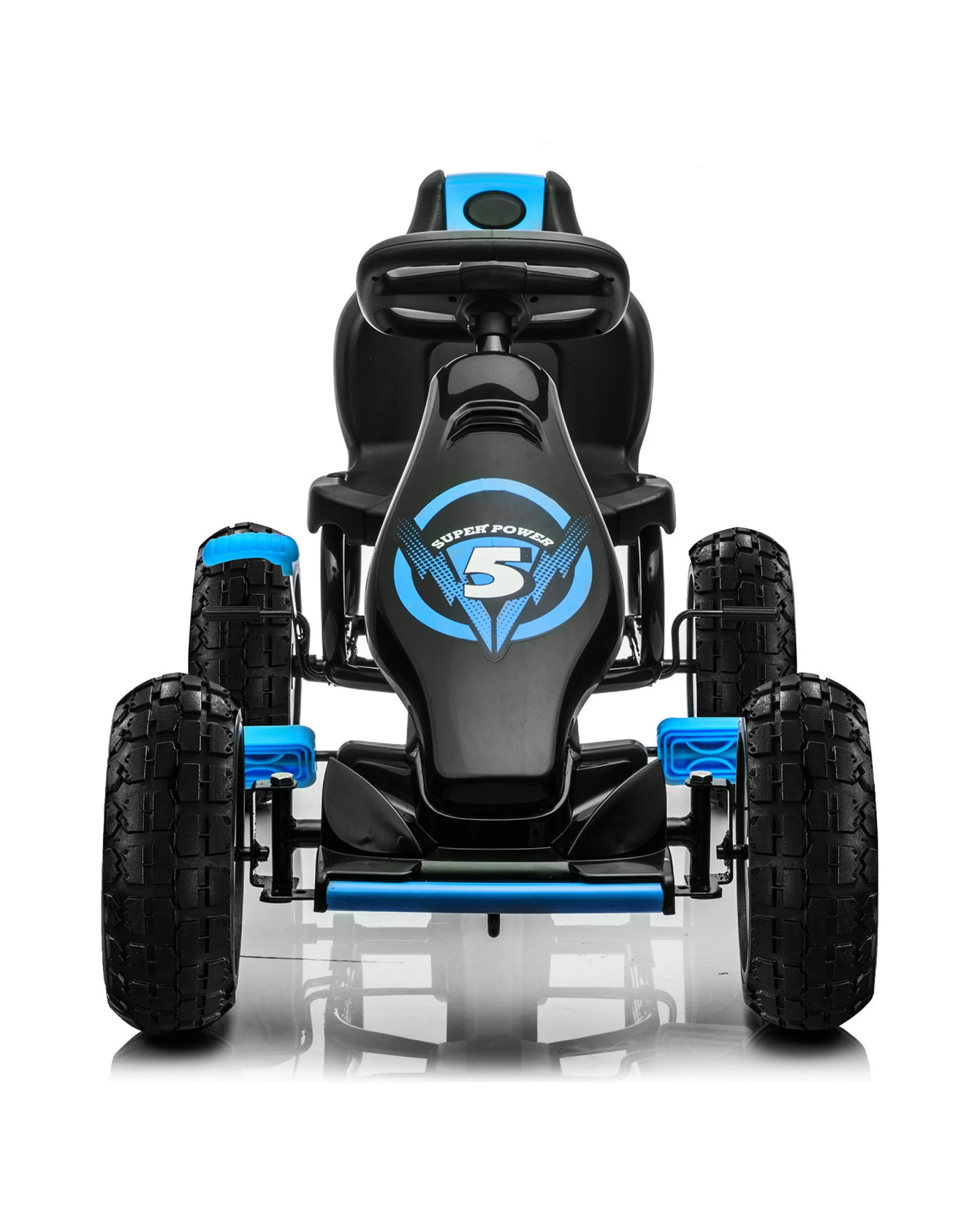 4 Kahuna G18 Kids Ride On Pedal Go Kart - Blue, 4 of 10