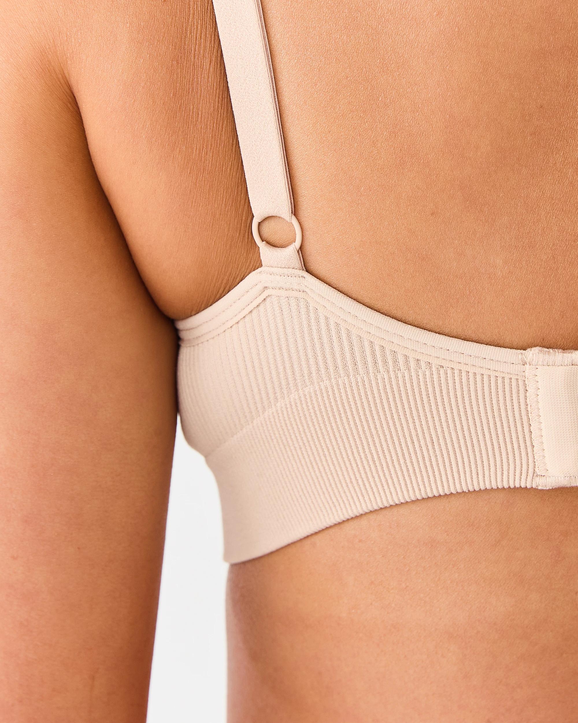 8 2 Pack Maternity Wirefree Seamfree Rib T-shirt Bra Lf Bk, 8 of 9