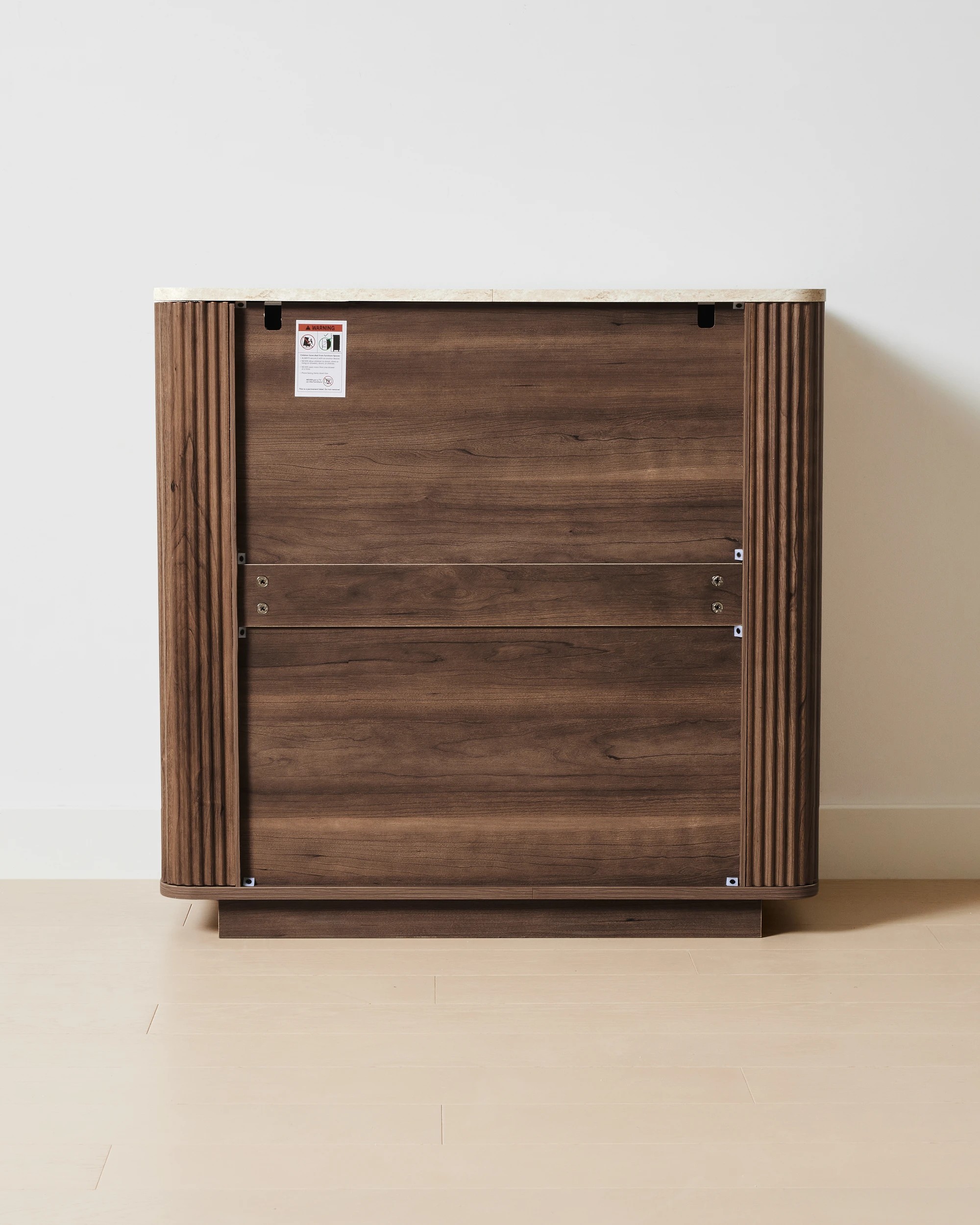 4 Claire 3 Drawer Chest - Walnut, 4 of 7