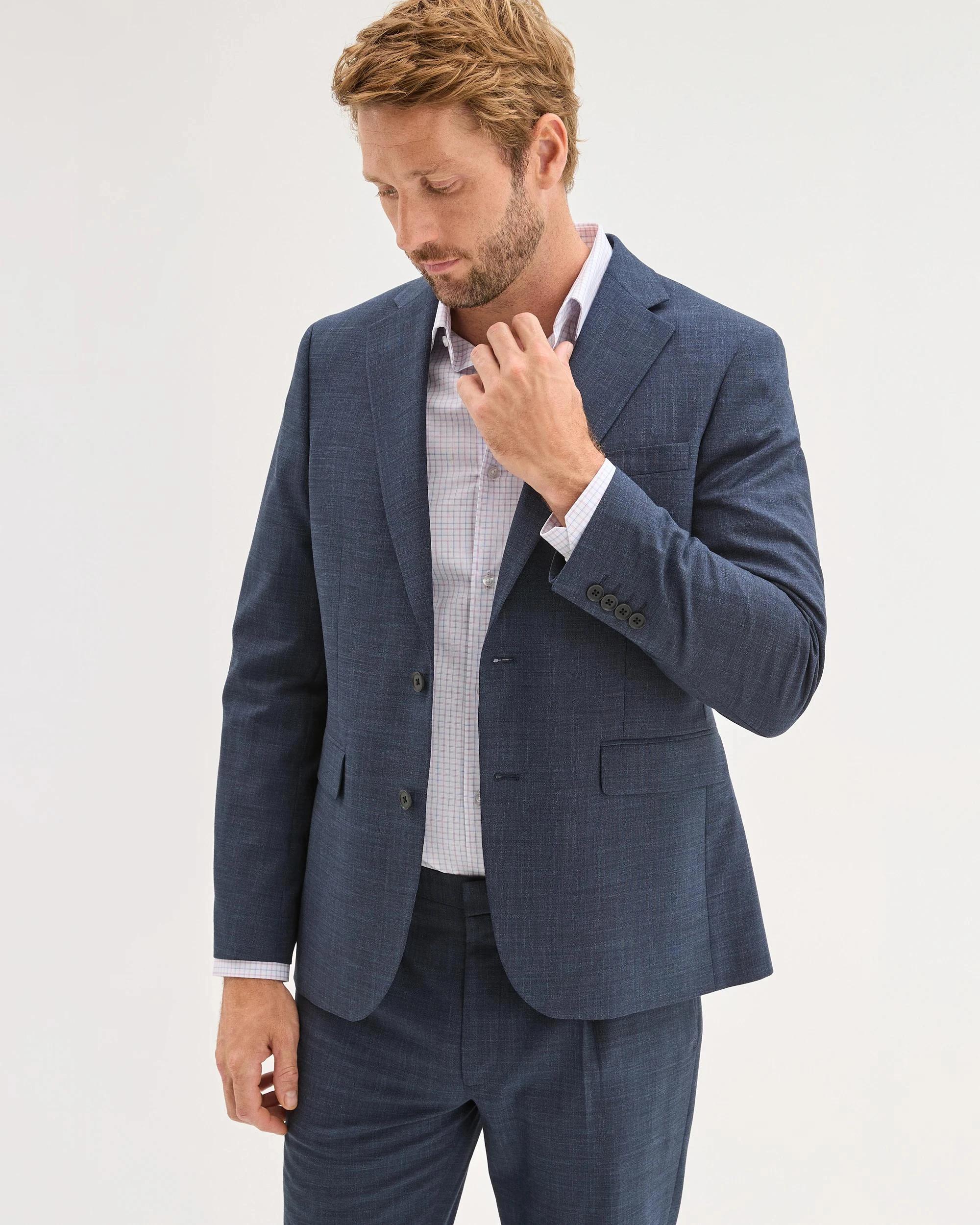 8 Australian Cotton Check Shirt - Preview BLUE LILAC CHECK, 8 of 8