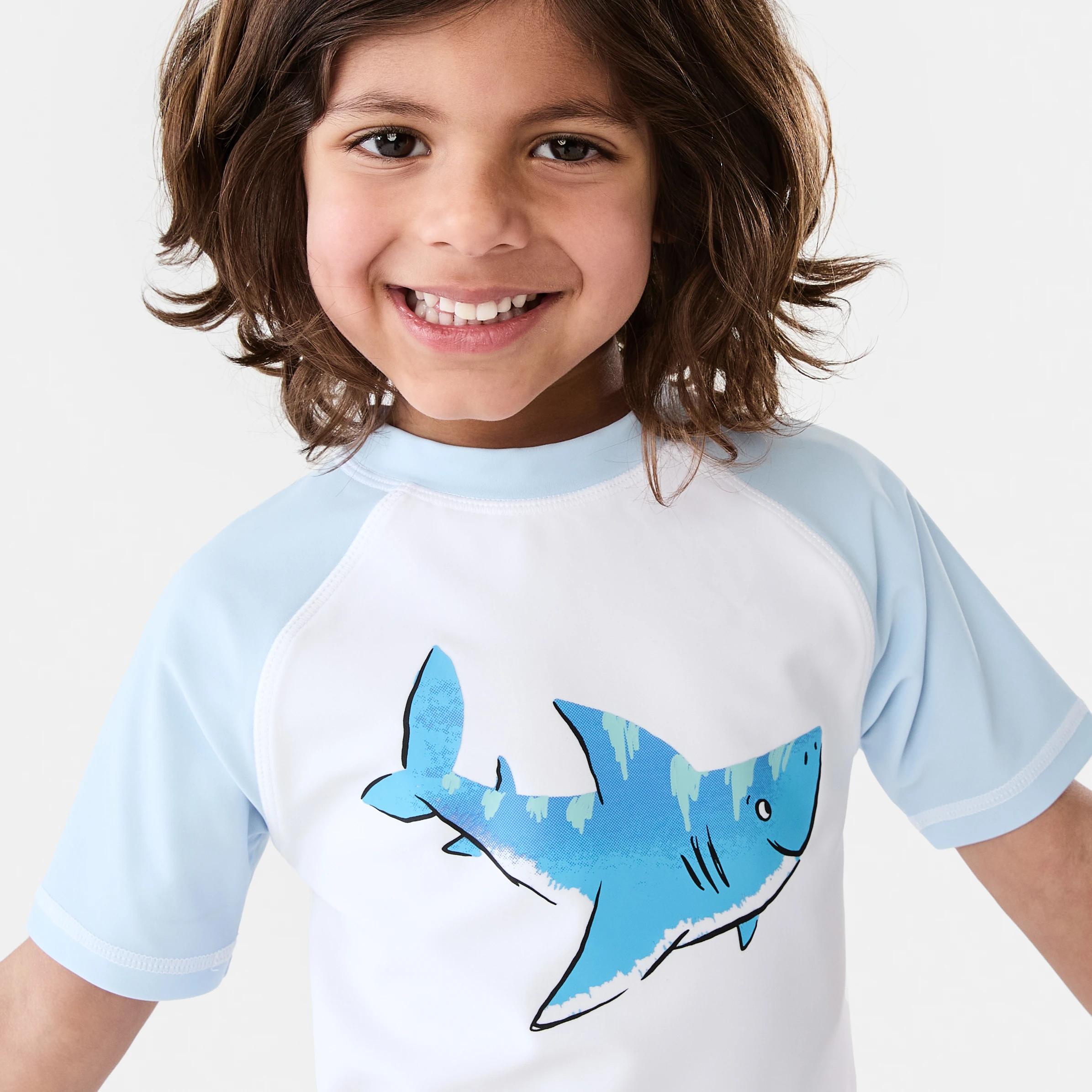 4 3 Piece Swim Set SHARK PARADE SMALL BLUE, 4 of 10