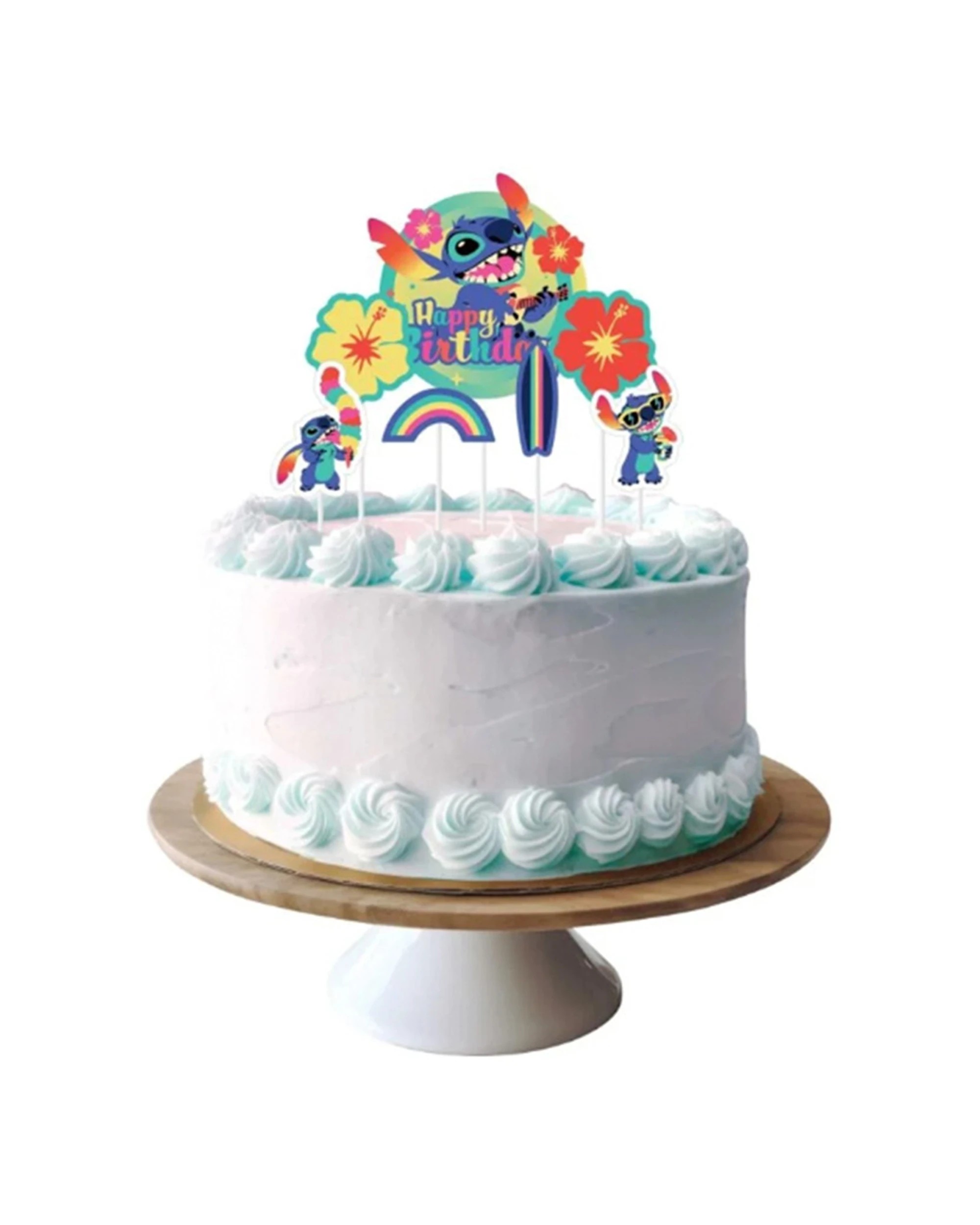 1 Anagram 7pc Cake Decorating Kit Event Decorations Lilo Stitch Characters - Multi, 1 of 1