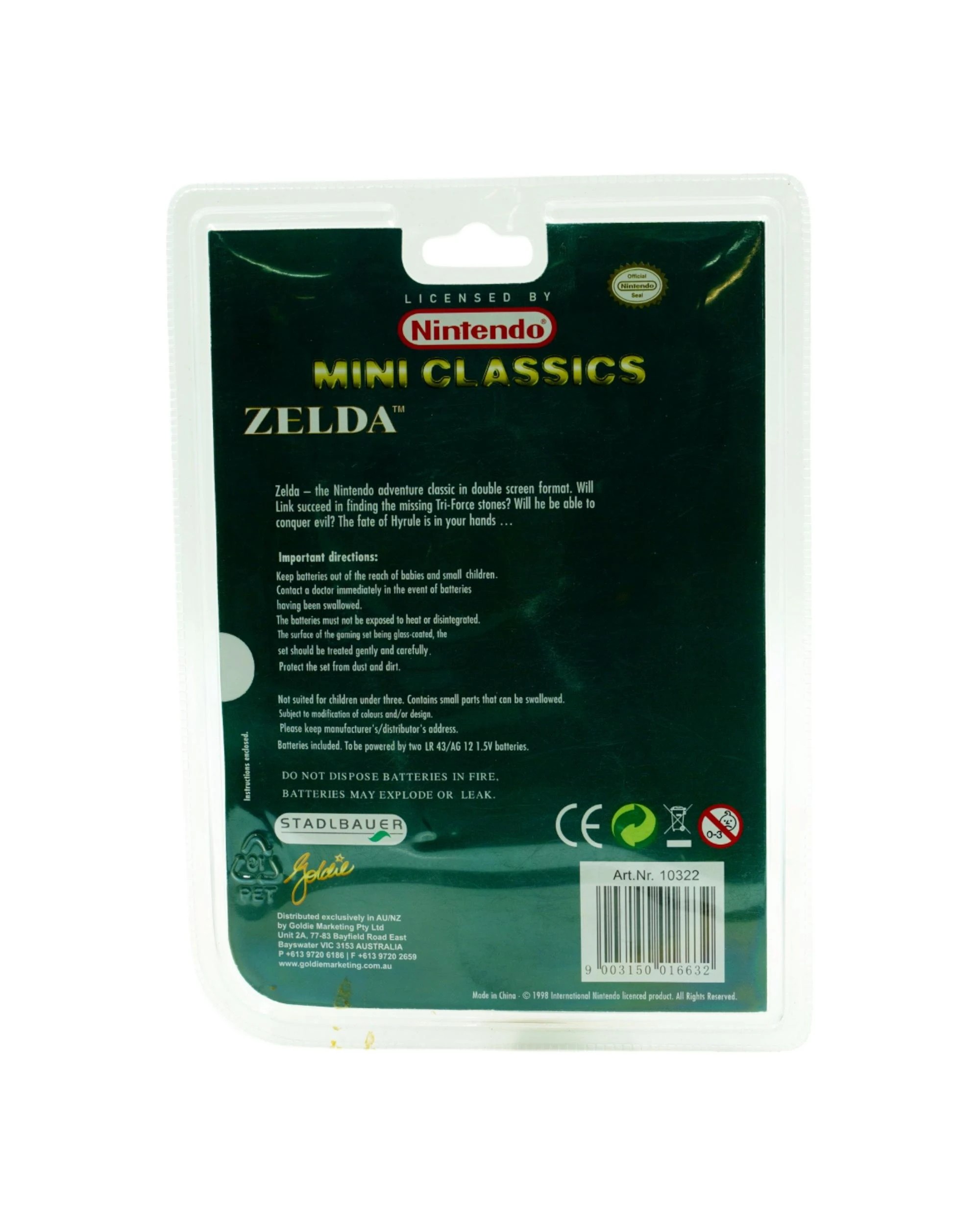 4 Nintendo Mini Classics Zelda, 4 of 6