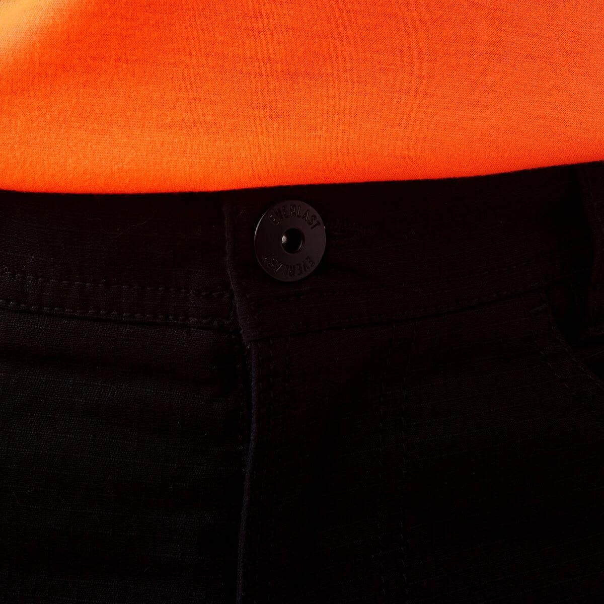 4 Everlast Mens Workwear Shorts Black, 4 of 7