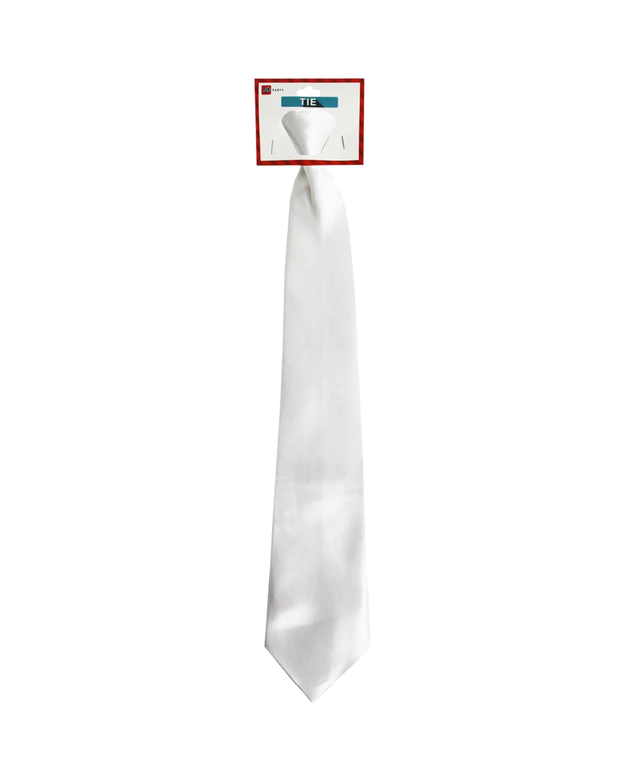2 JD Party Party Tie - White, 2 of 3