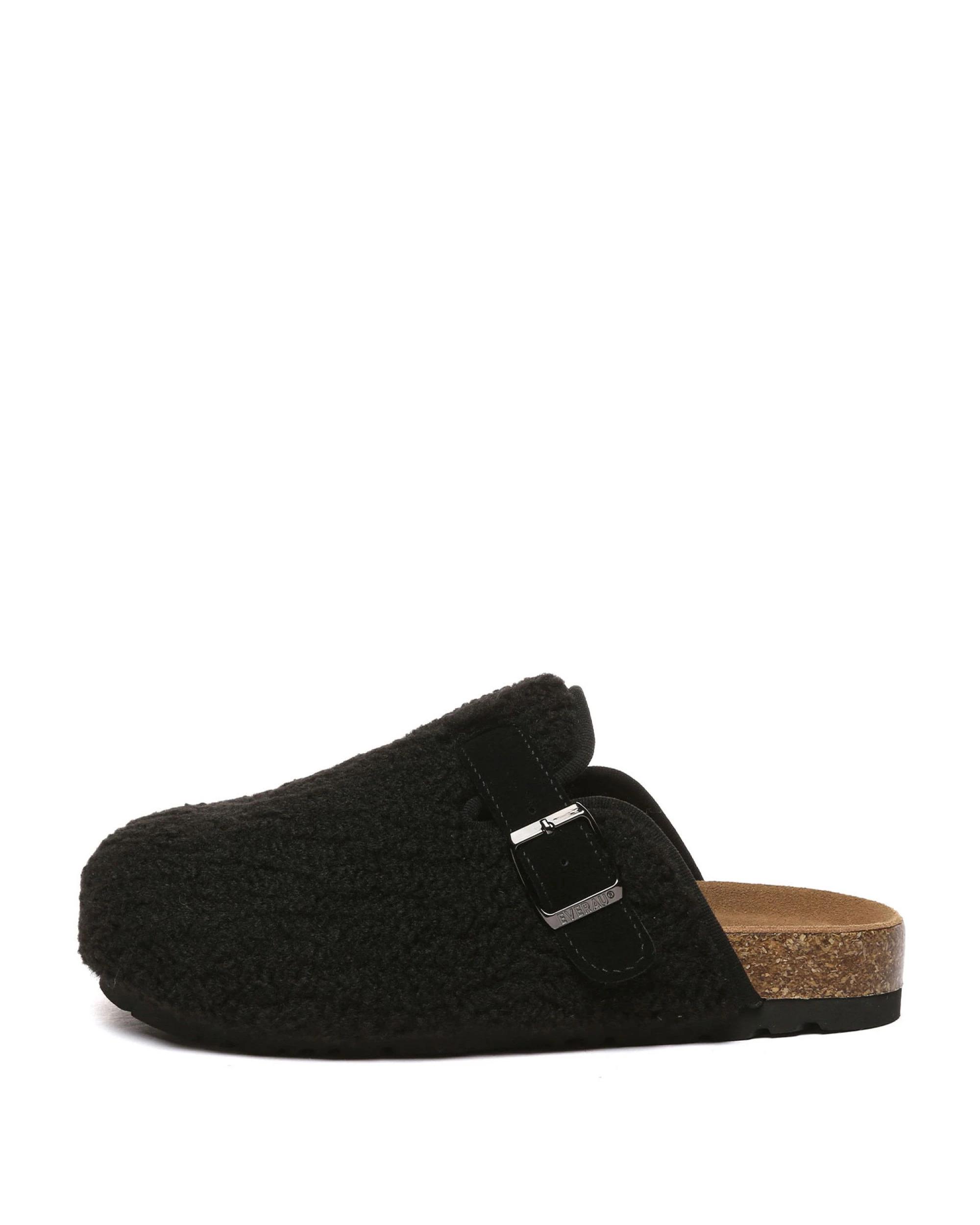 4 Everau Womens Greta Slides BLACK, 4 of 5