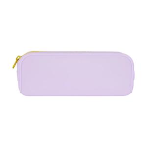 Silicone Barrel Pencil Case - Lilac