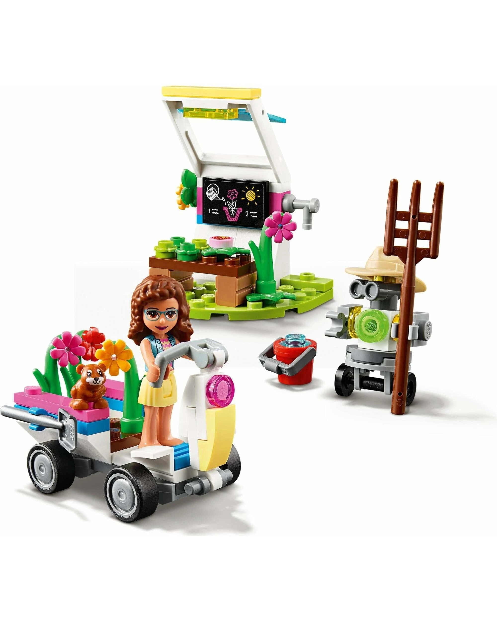 4 LEGO 41425 Olivia's Flower Garden Playset - Greenhouse & Truck, 4 of 5