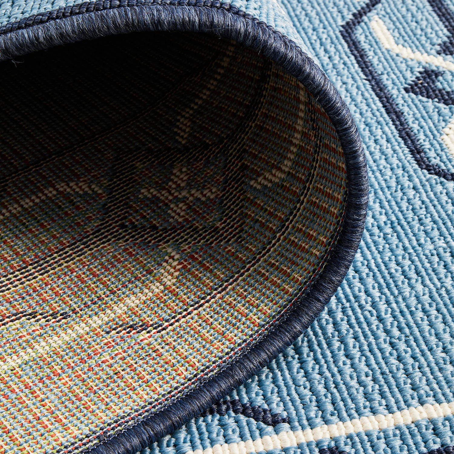 9 Common Ground Rugs Coastline 6666 Outdoor 280x190cm - Large Pet Friendly Floor Rug - Navy - Blue, 9 of 9