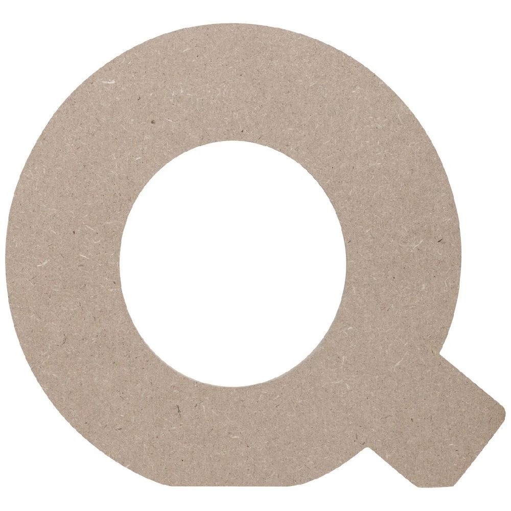 1 Born Wooden Alphabet Letter Q 20cm, 1 of 3