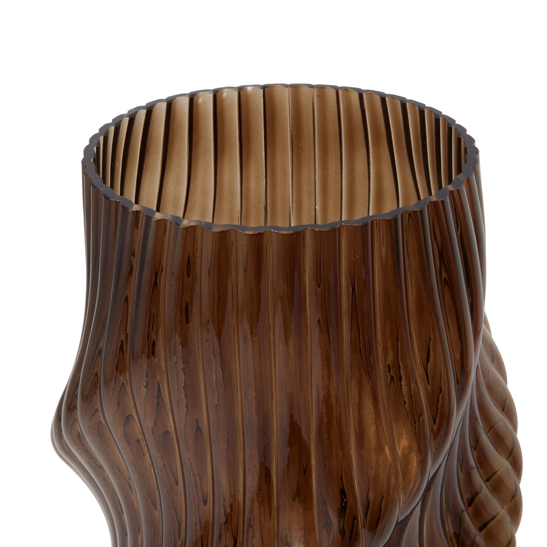 4 Linear Twist Glass Vase, 4 of 7