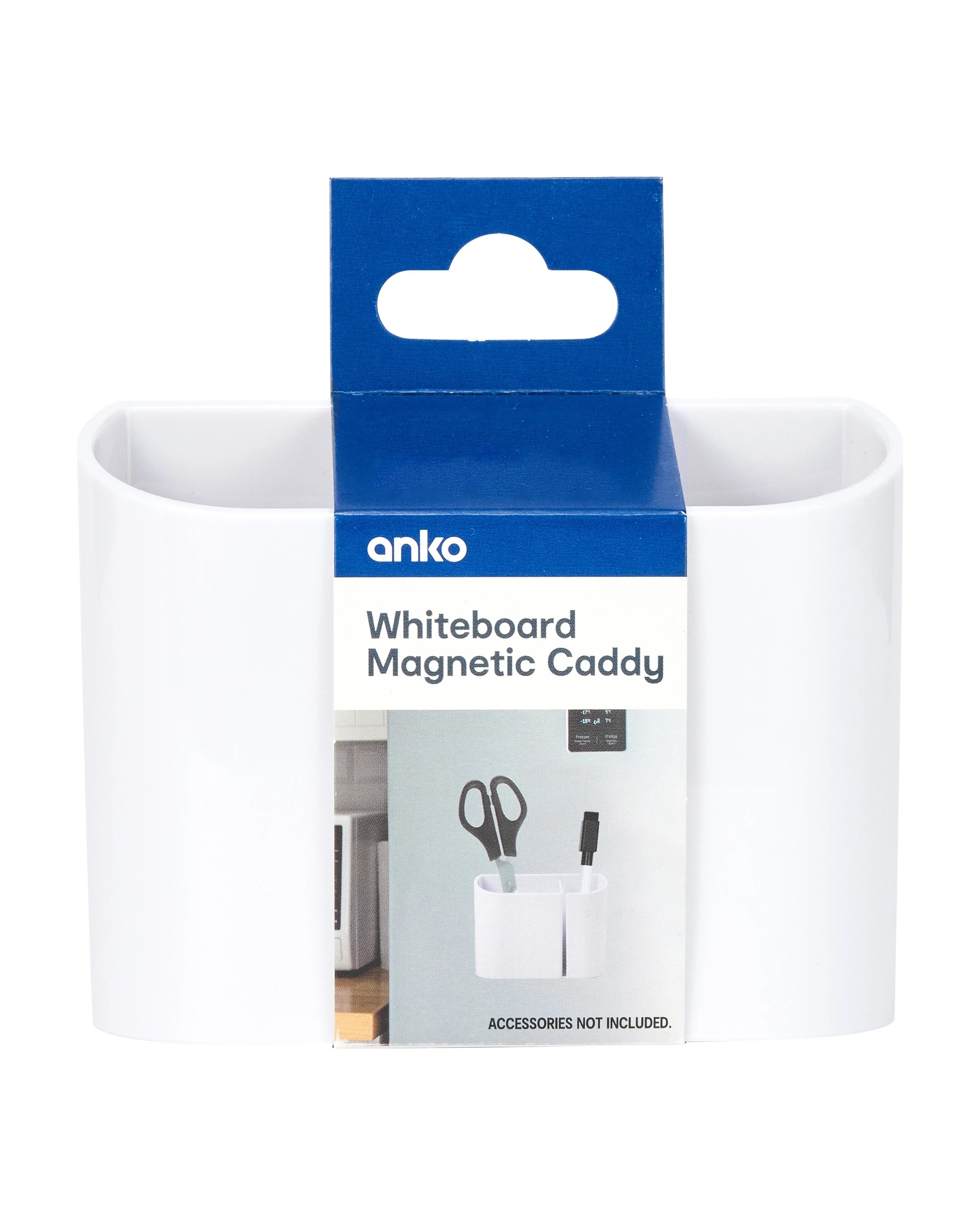 5 Whiteboard Magnetic Caddy - White, 5 of 5