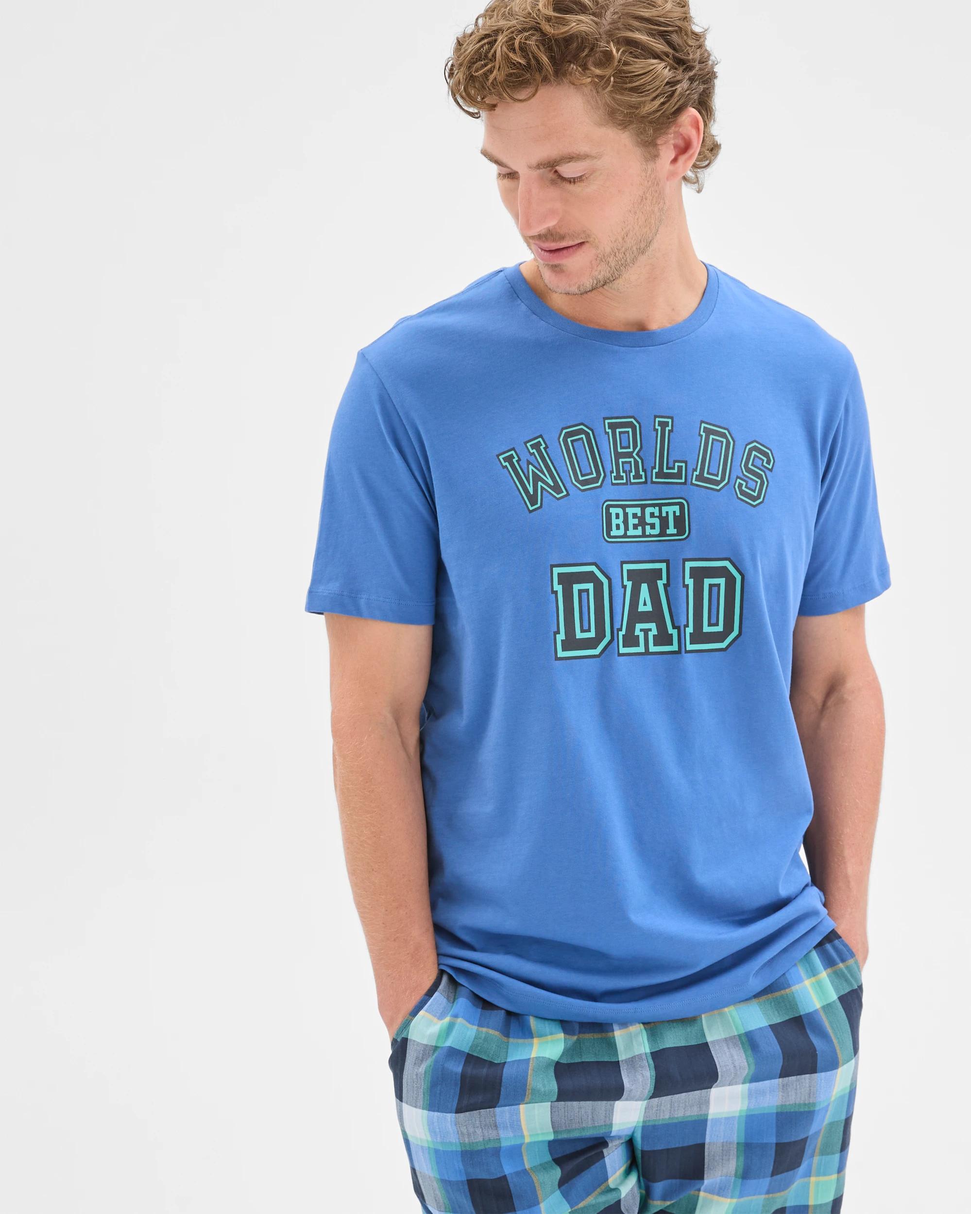 3 Maxx Top and Shorts Pyjama Set BEST DAD, 3 of 7