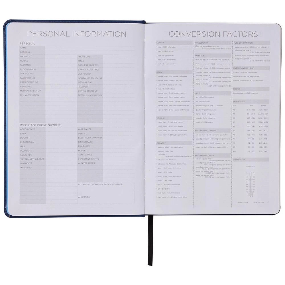 3 Keji A5 Day to Page Undated Diary Assorted, 3 of 5