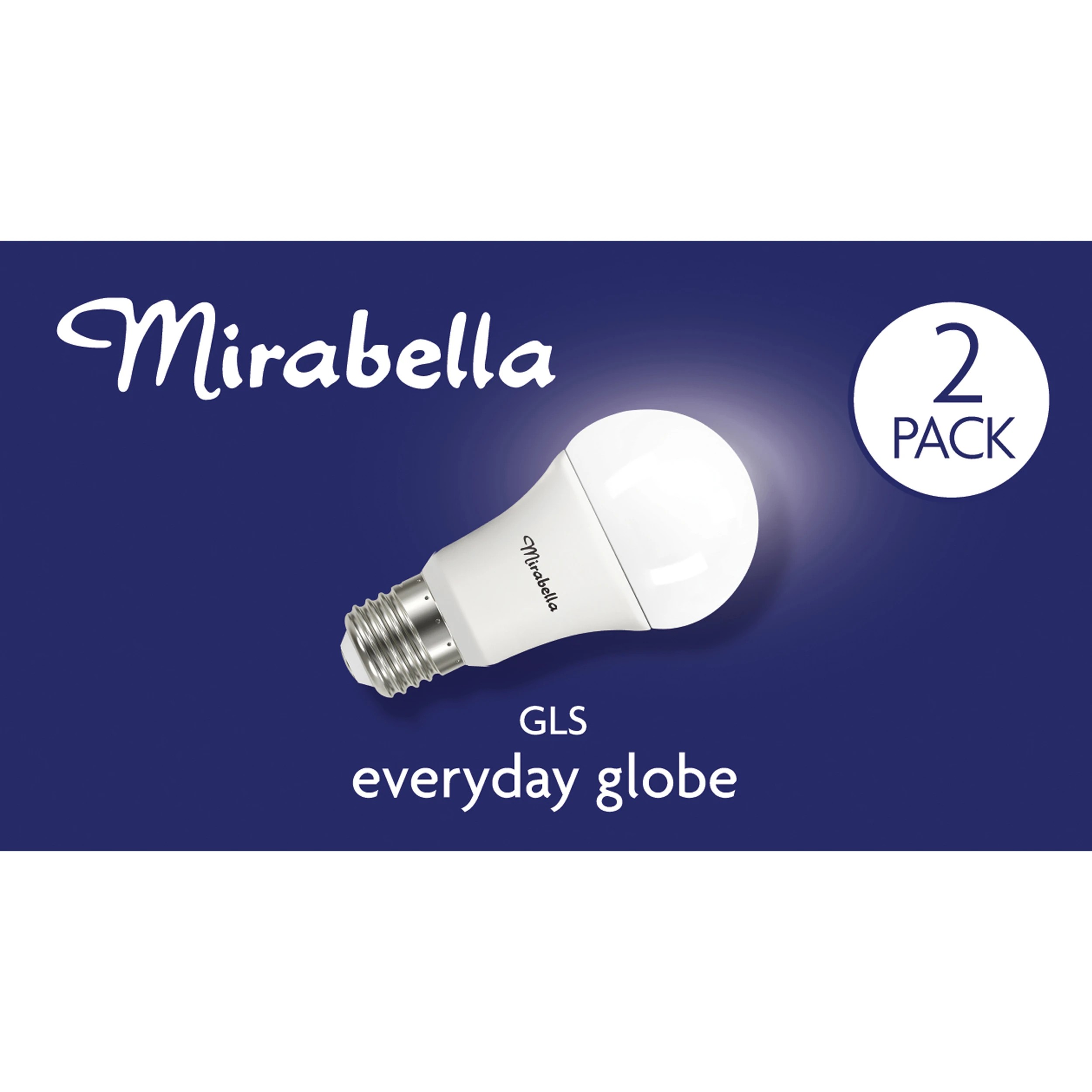 6 2 Pack I004005 Mirabella LED GLS ES 9W 806 Lumen - Warm White, 6 of 6