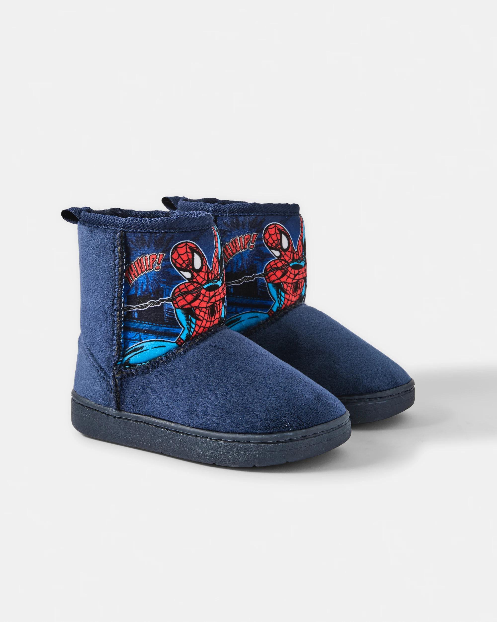 2 Junior Spider-Man License Slipper Boots Spiderman, 2 of 6