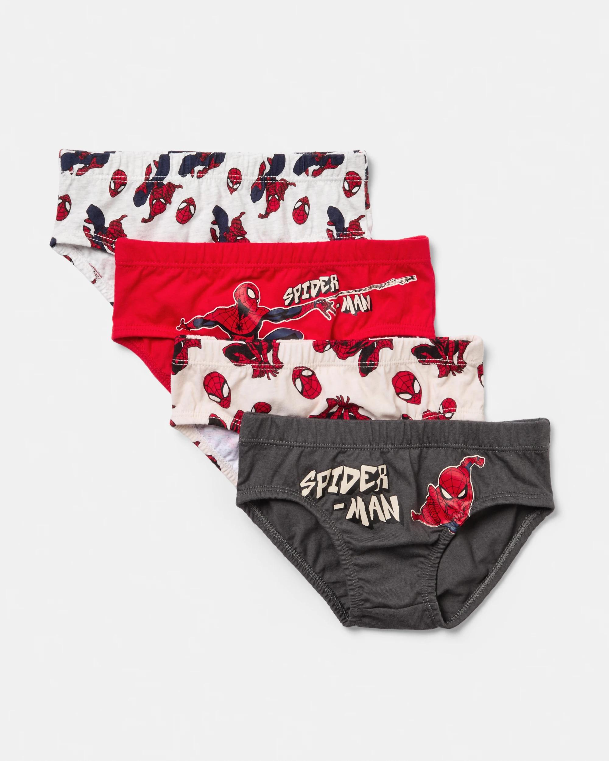 1 4 Pack Spider-Man License Briefs Spiderman, 1 of 7