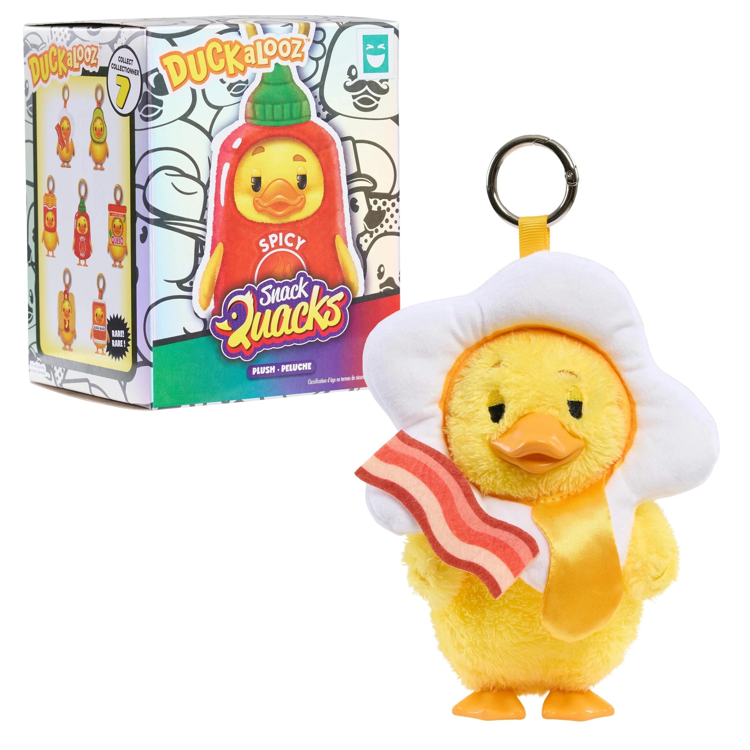 1 Disney Happy Haul Duckalooz Snack Quack Clip - On Plush - Assorted - Multi, 1 of 8