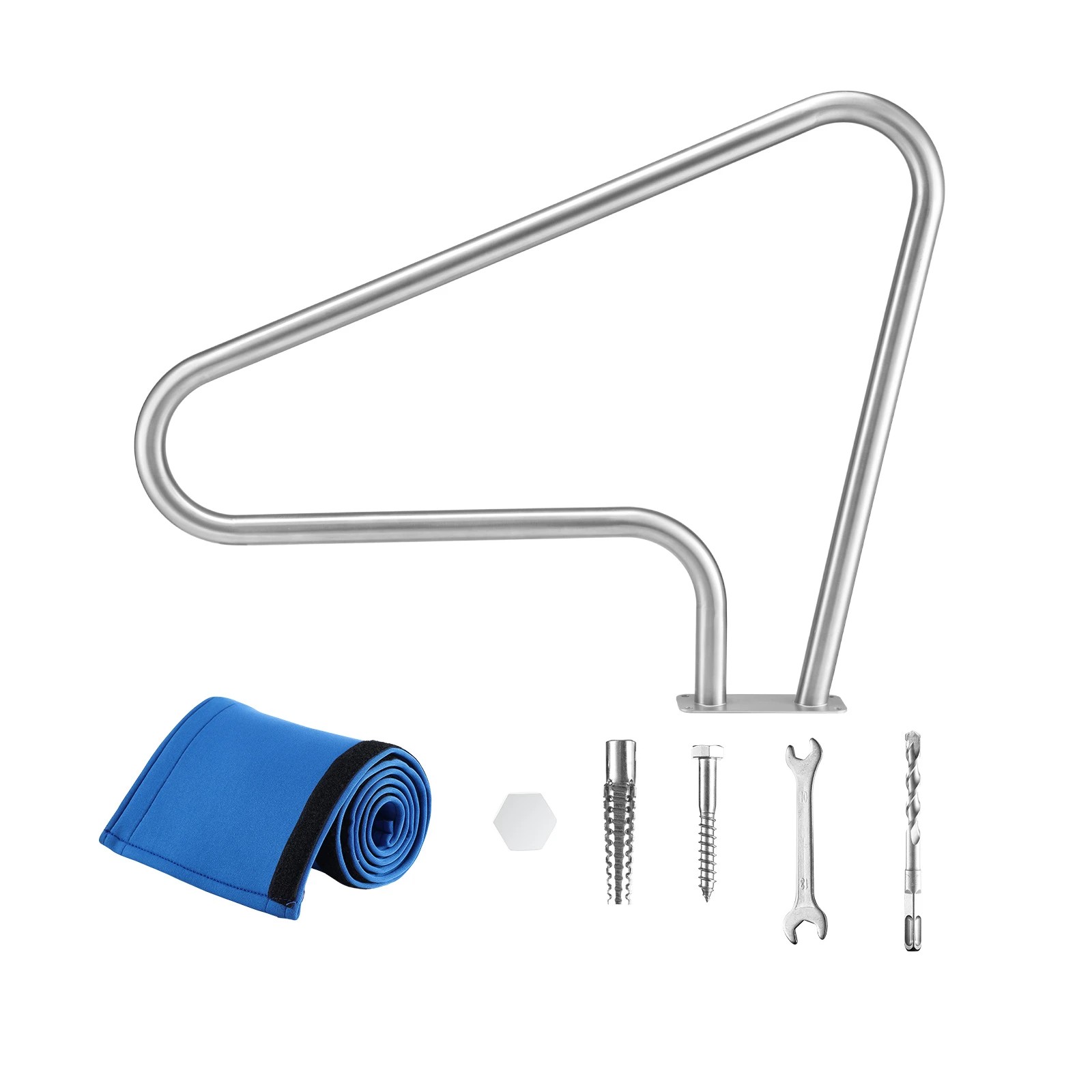 5 OGL Swimming Pool Handrail Steps Stairs Railing Banister Stainless Steel, 5 of 6