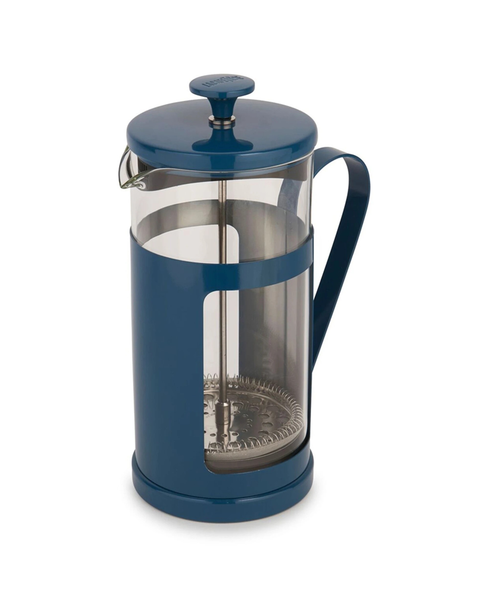 2 La Cafetiere Monaco 8-Cup 1L Stainless Steel Glass French Press - Blue, 2 of 6