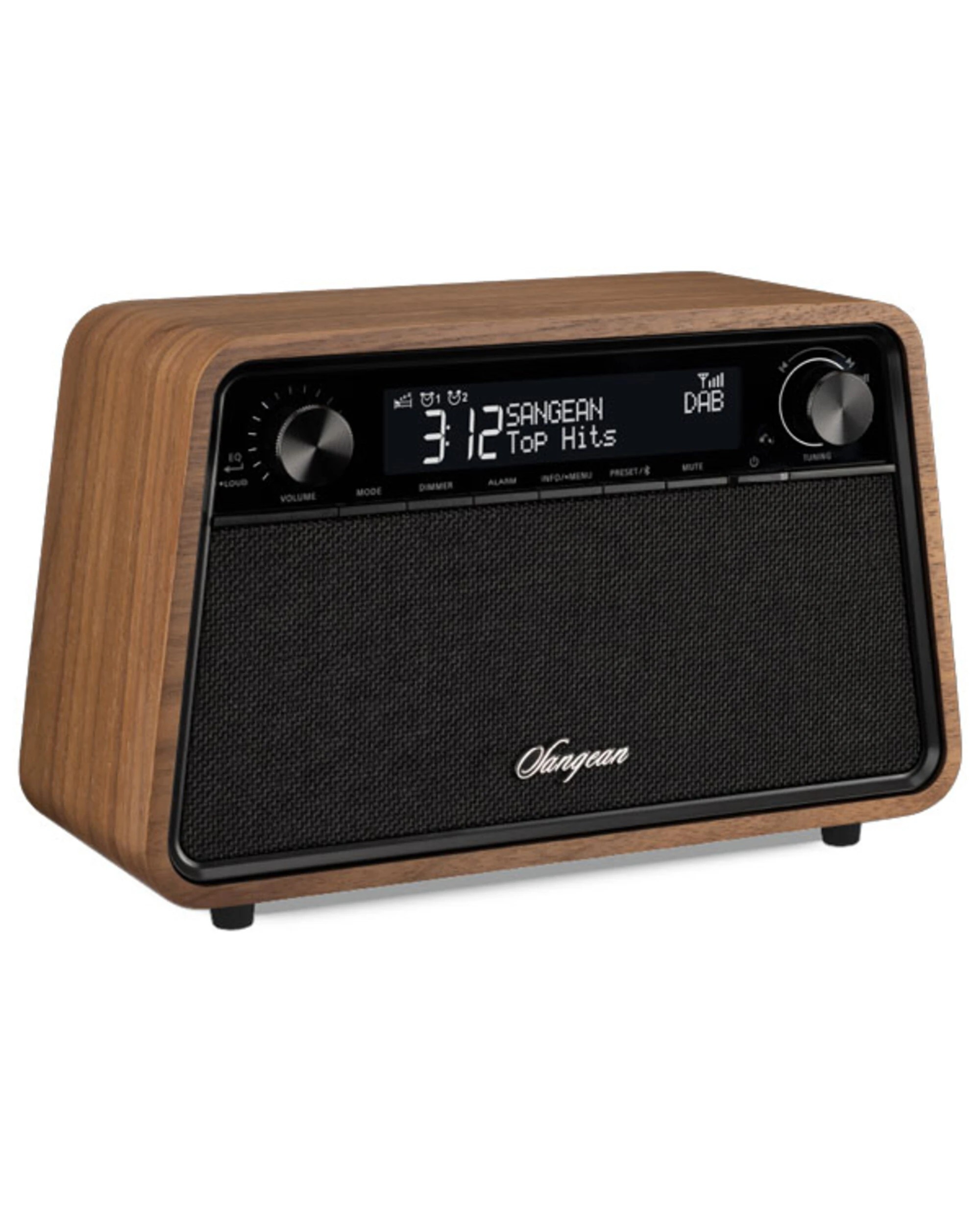 4 Sangean WR-201D DAB/FM Radio - Vintage Walnut, 4 of 5