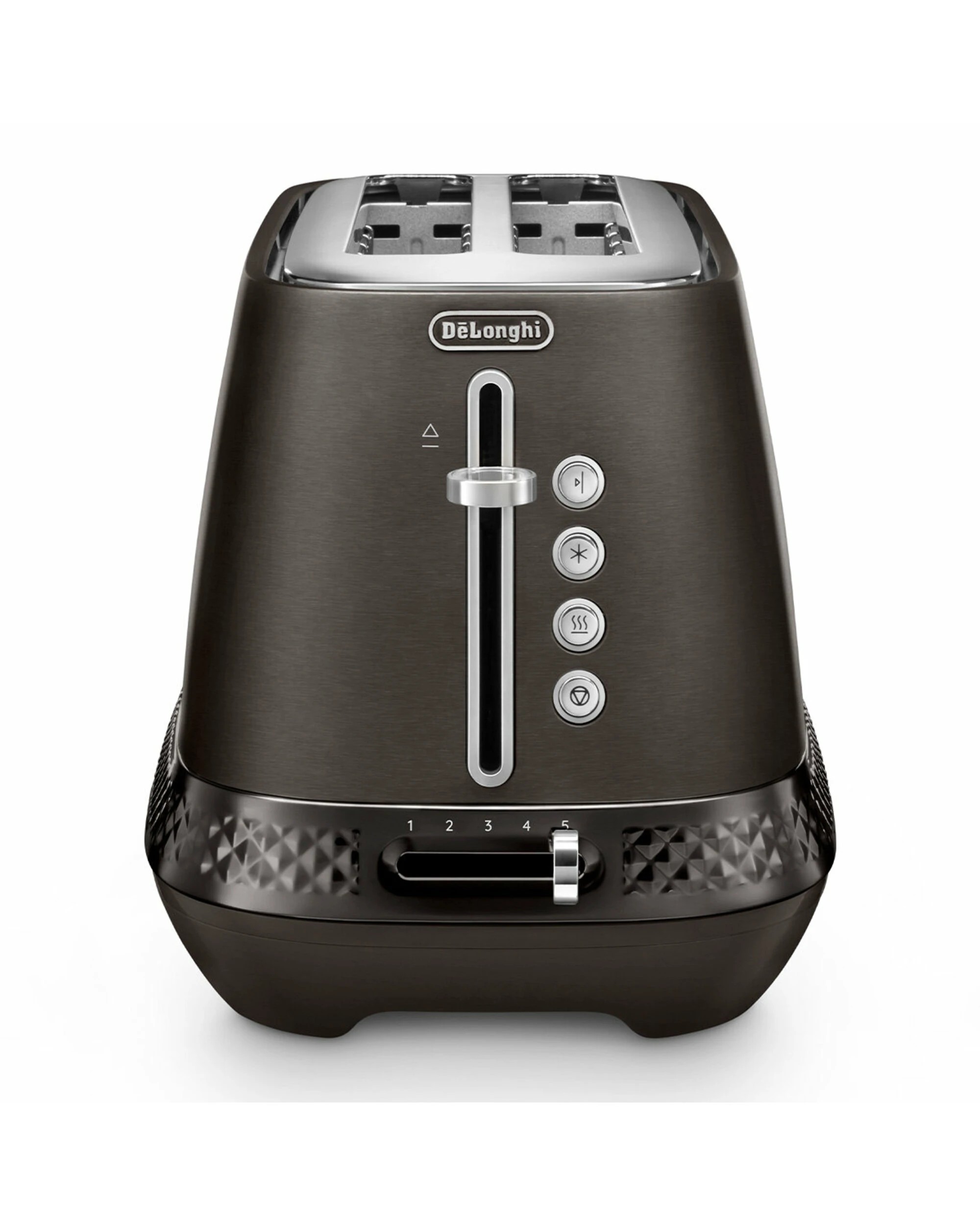 1 De'Longhi Diadema Long Slot Toaster Onyx Black, 1 of 5