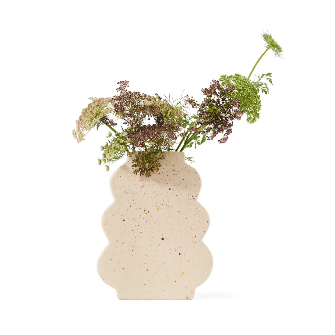 1 Wavy Ceramic Vase, 1 of 4