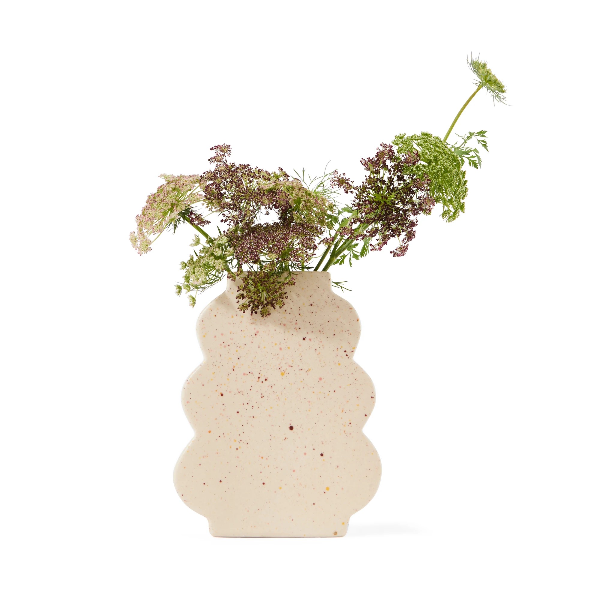 1 Wavy Ceramic Vase, 1 of 4