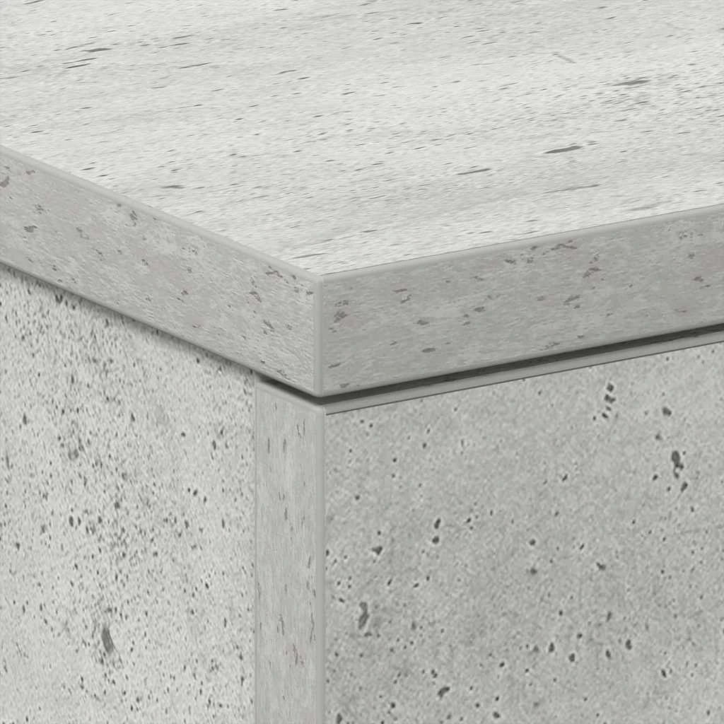 9 vidaXL Bedside cabinet Ample Storage - Grey, 9 of 9