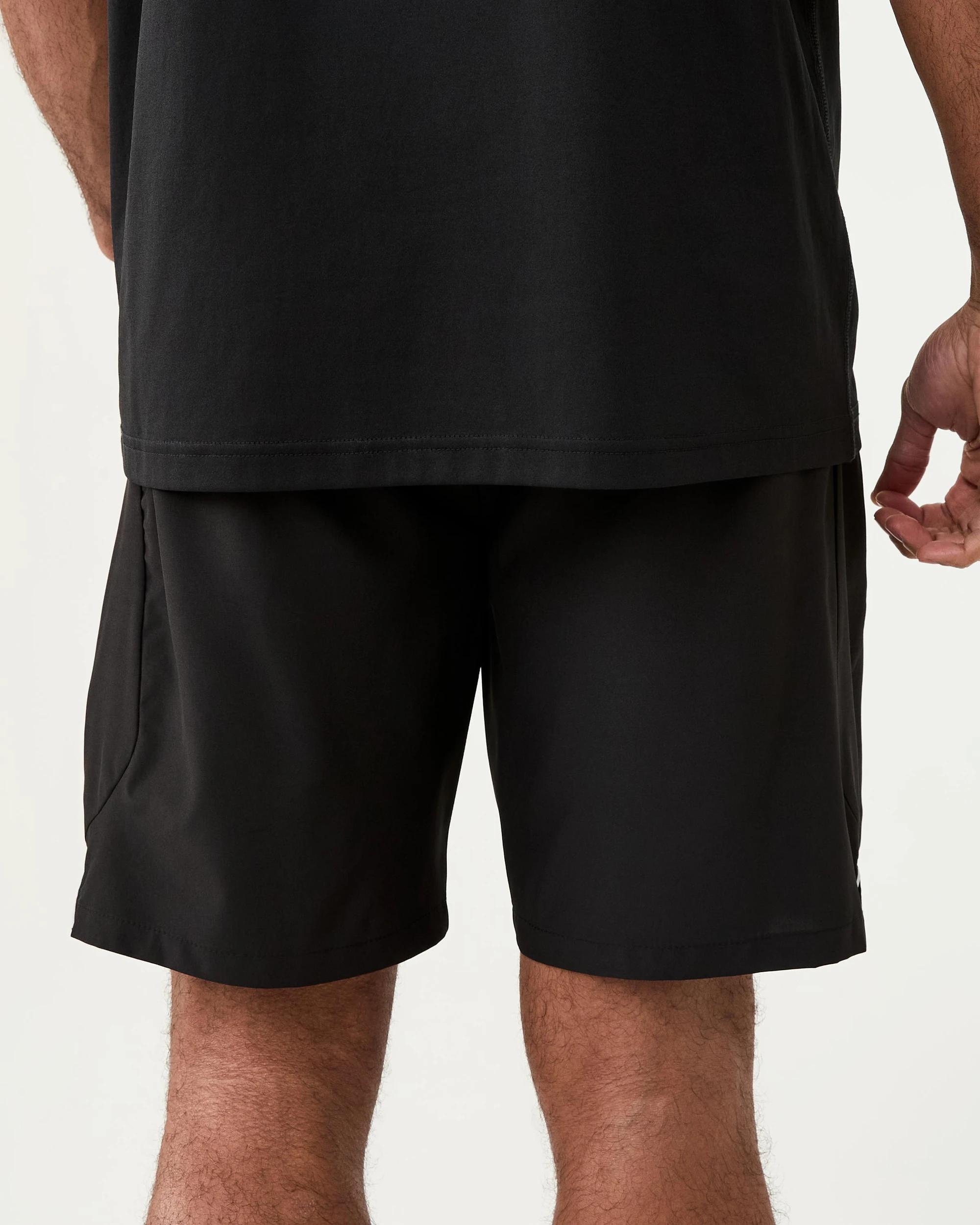 3 Active Mens Movement Print Shorts Fusion Blk, 3 of 7