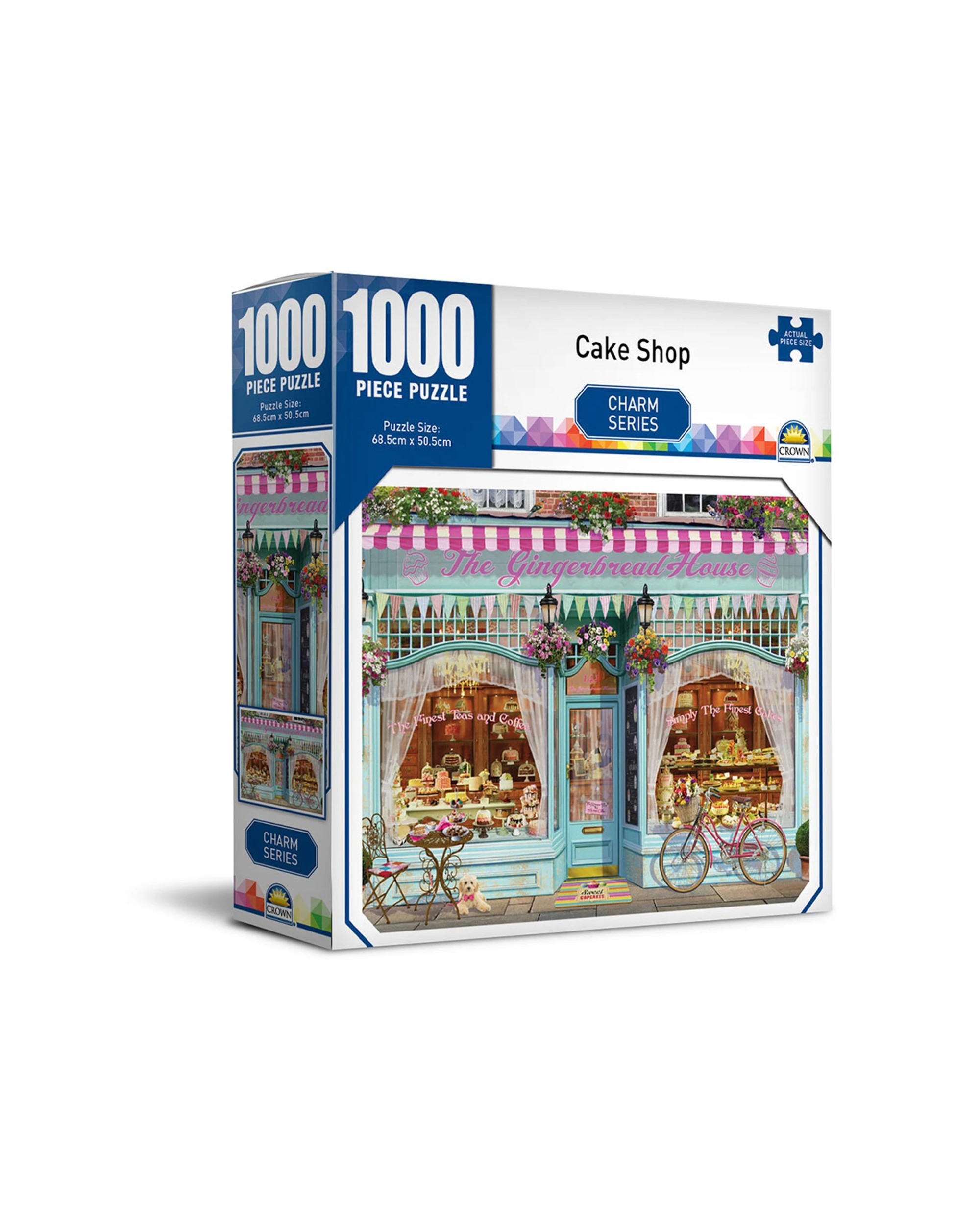 1 Crown 1000pc Cake Store Charm Series Jigsaw Puzzle Set - Multi, 1 of 1