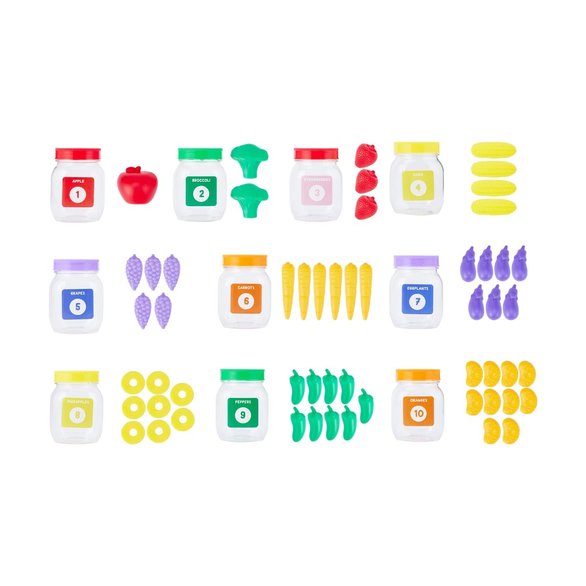 8 75 Piece Play and Learn Sorting Jar, 8 of 10