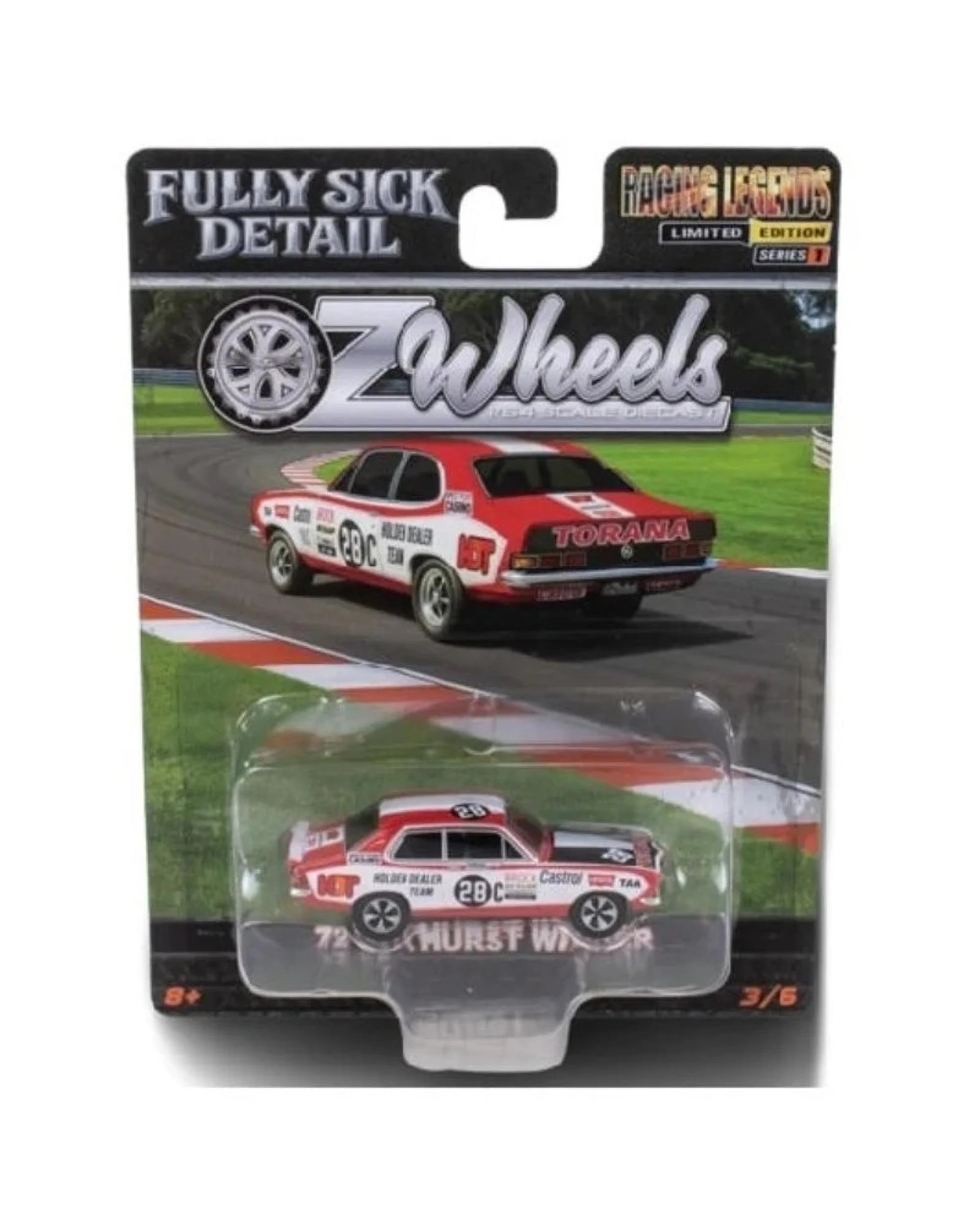 1 OZ Wheels Limited Edition 72' Bathurst Winner Torana 1:64 Scale Diecast Vehicle, 1 of 3