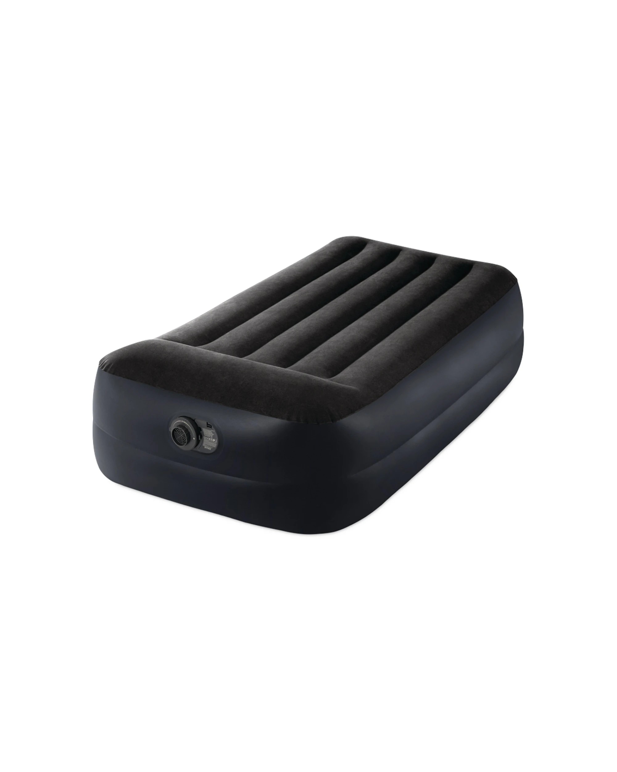 1 Intex Pillow Rest Raised Airbed With Fiber-Tech Rp - Single Bed - Black, 1 of 4