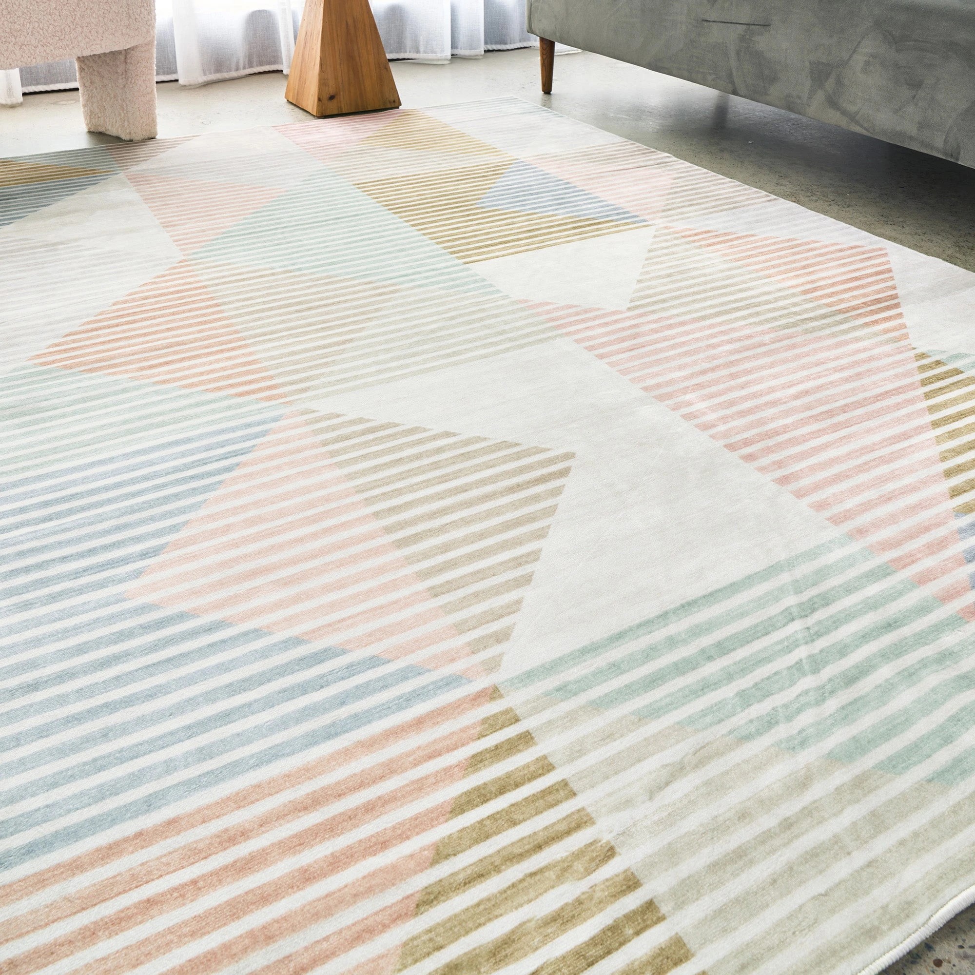 2 Common Ground Rugs Vitality Dali Washable 220x150cm - Medium Floor Rug - Multi, 2 of 10