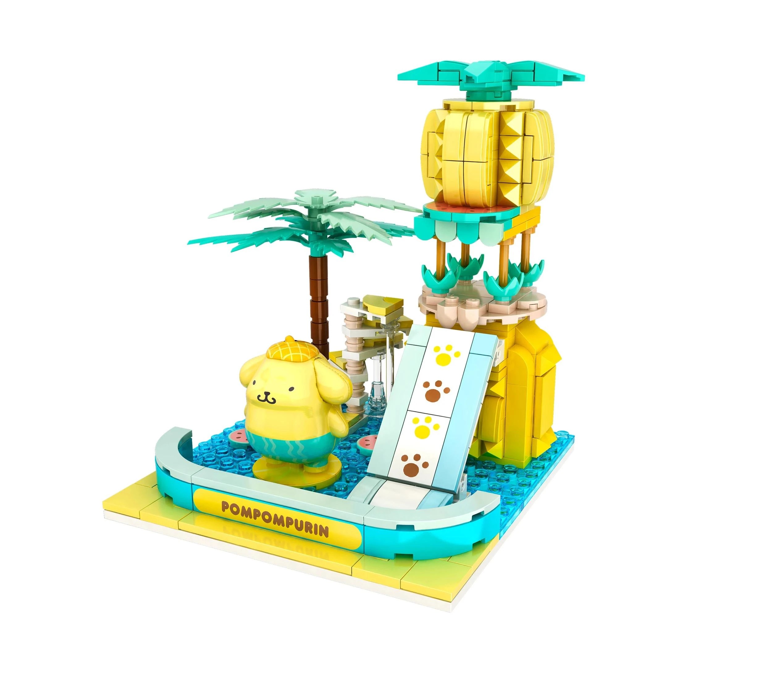 3 Hello Kitty - Yume Blocks Summer Wunderland- Pompompurin Water Slide - Multi, 3 of 5