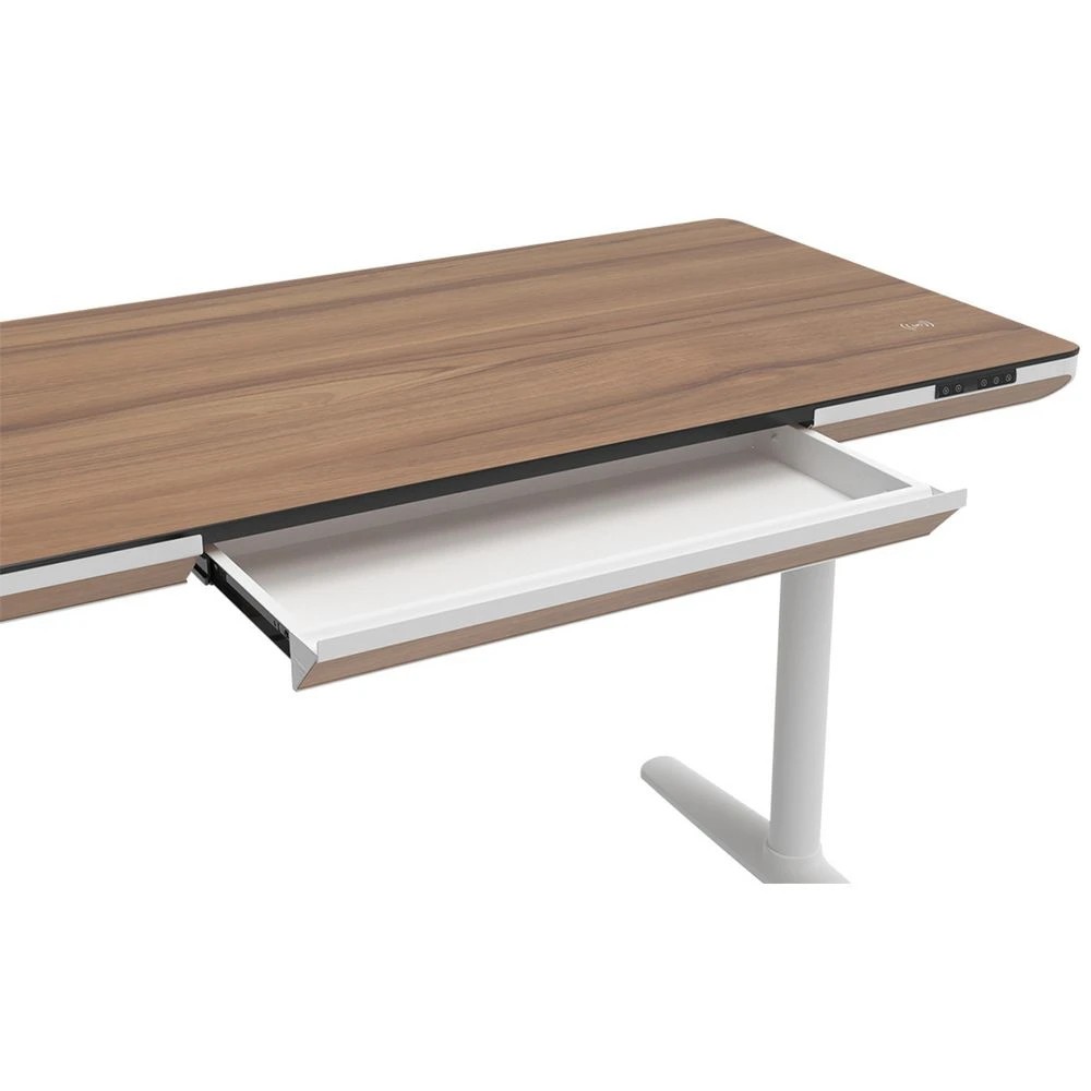 6 Helsinki Electric Sit Stand Desk 1400mm Walnut/White Desks, Tables and Workstations, 6 of 10
