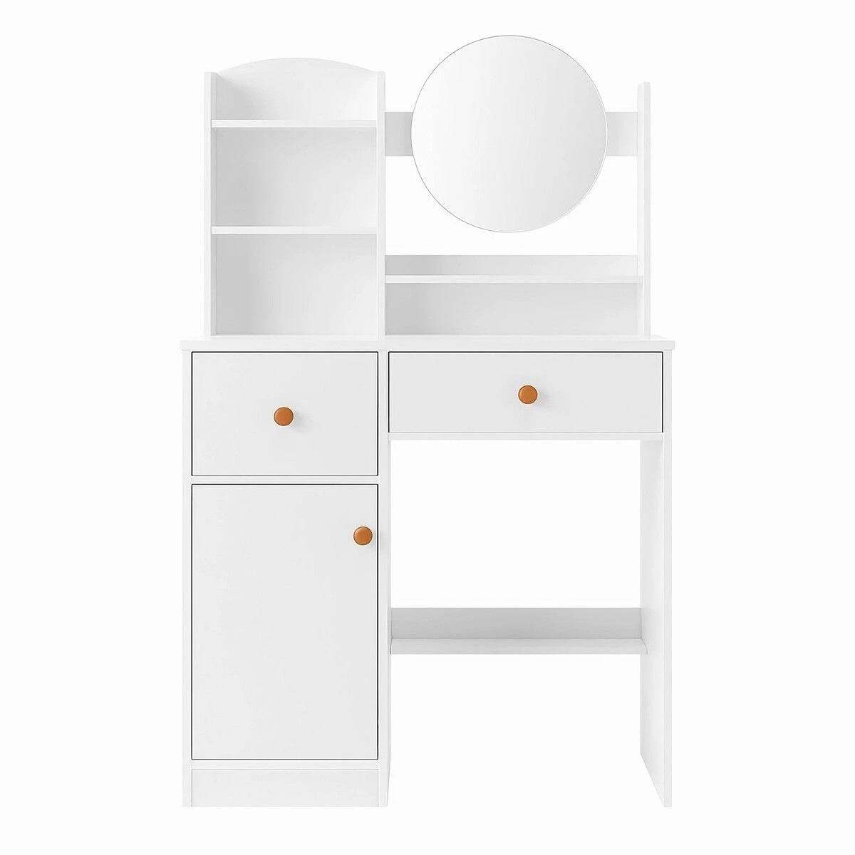 3 Ausway Dressing Table with Mirror White Makeup Vanity, 3 of 7