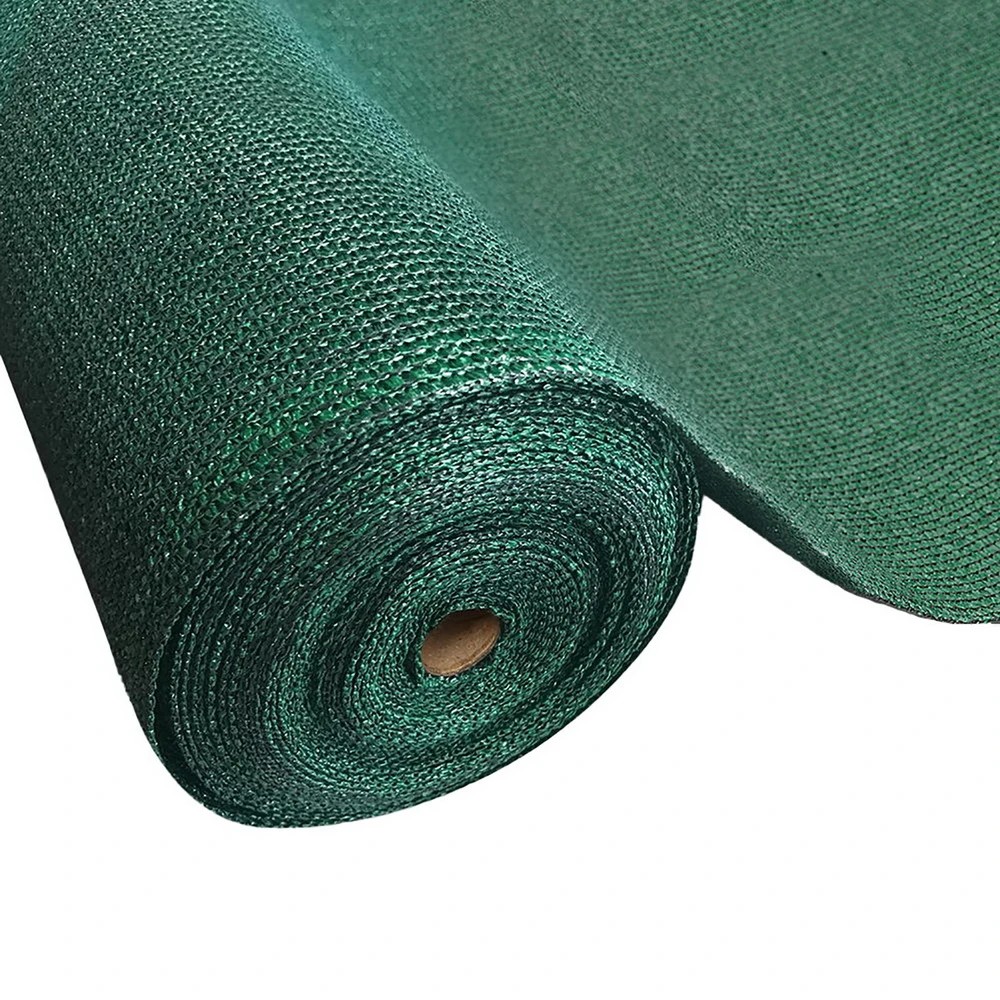 1 Instahut 70% Shade Cloth 3.66x20m Shadecloth Sail Heavy Duty - Green, 1 of 7