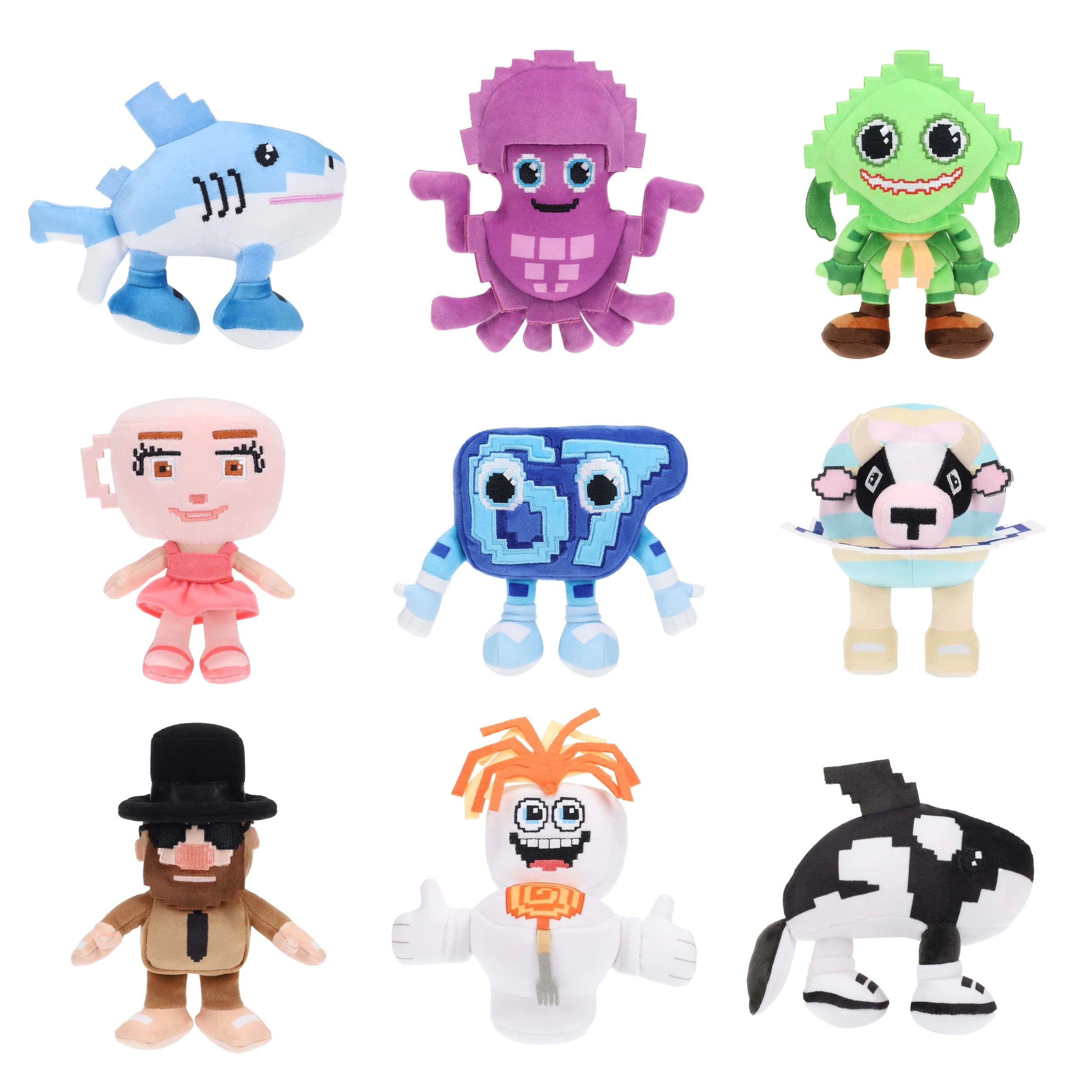 Roblox STEAL A BRAINROT ぬいぐるみ Roblox Steal A Brainrot Mystery Collectible Plush - Assorted - Kmart