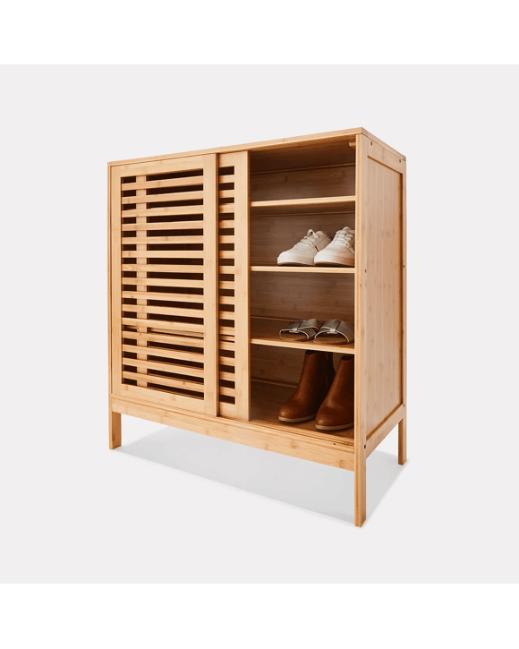 Bamboo Shoe Cabinet