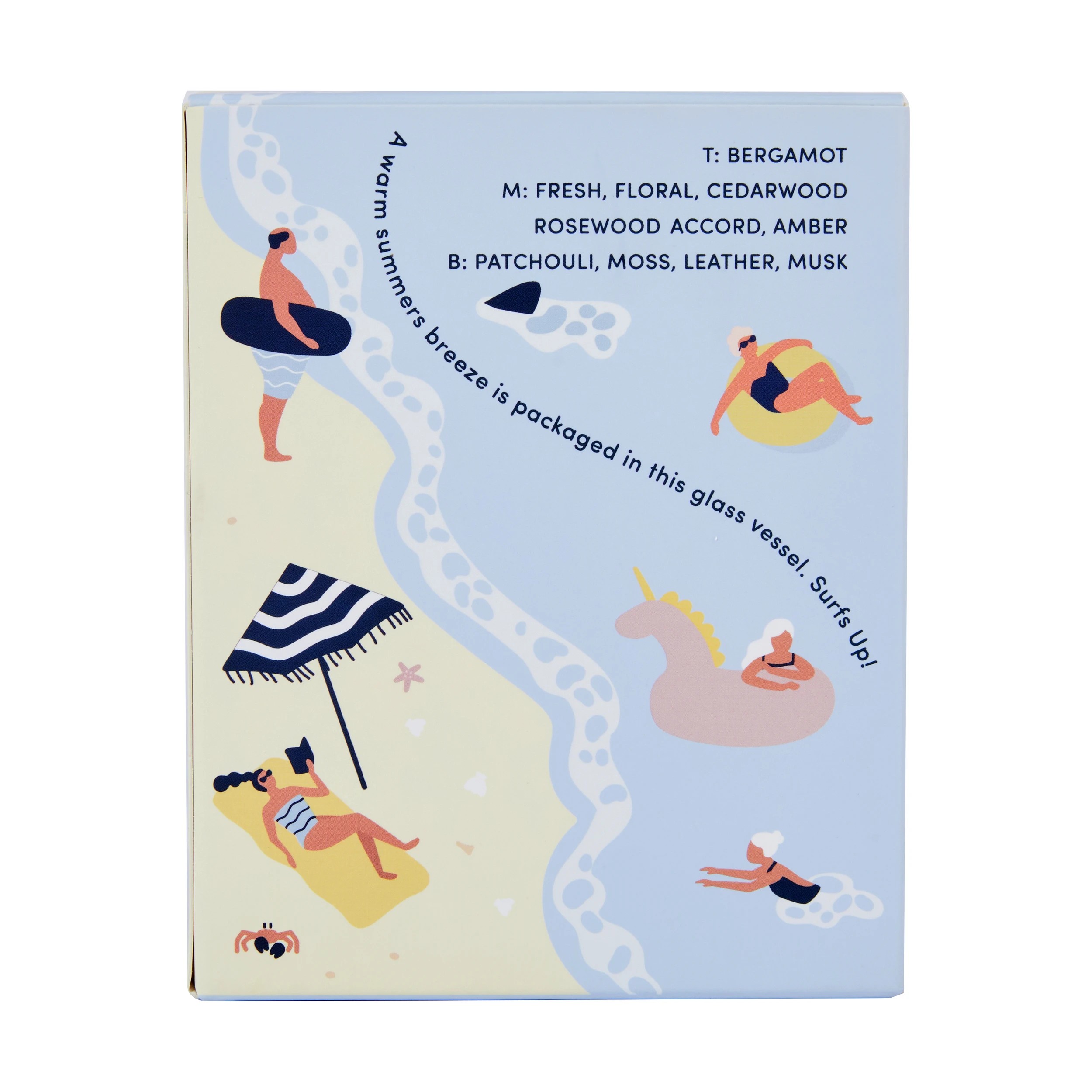 6 Fresh Summer Bergamot and Sage Fragrant Glass Boxed Candle, 6 of 7